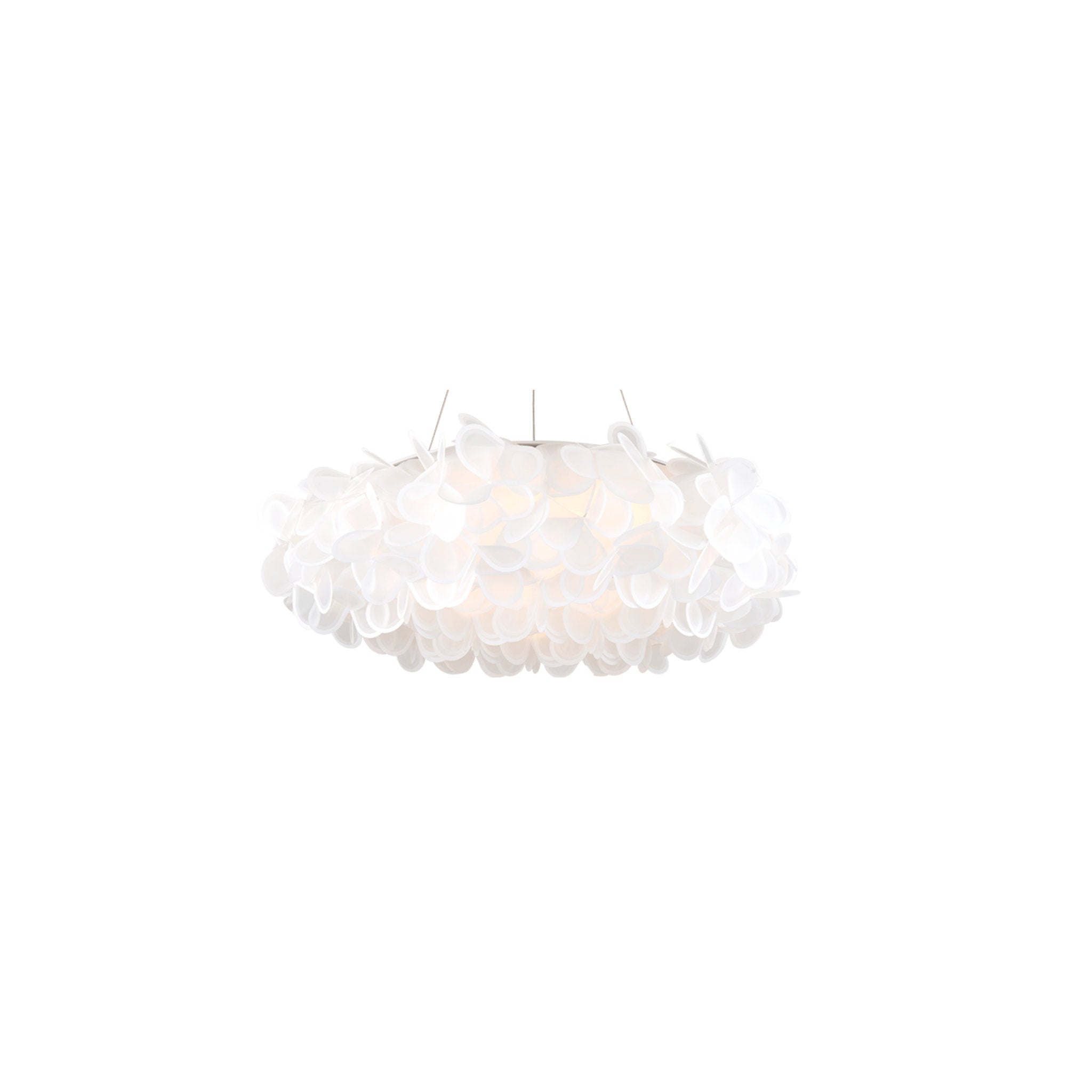 Modern Forms PD-59933-BN 3000K 42 Watt Fluffy LED Pendant in Brushed Nickel