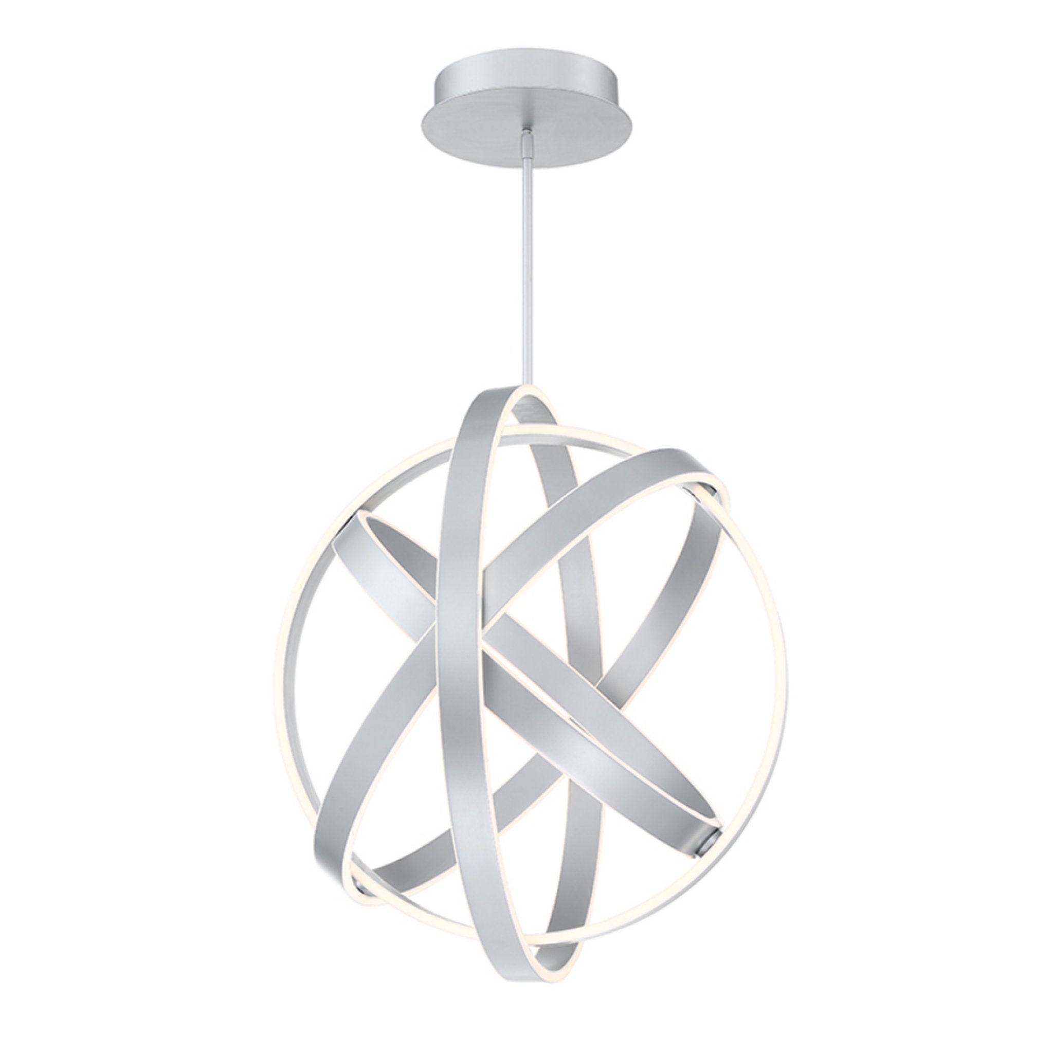 Modern Forms PD-61728-TT 3500K 110 Watt Kinetic LED Pendant in Titanium