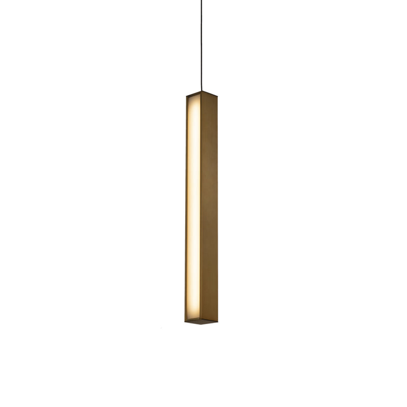 Modern Forms PD-64820-AB 3000K 14.7 Watt Chaos LED Pendant in Aged Brass