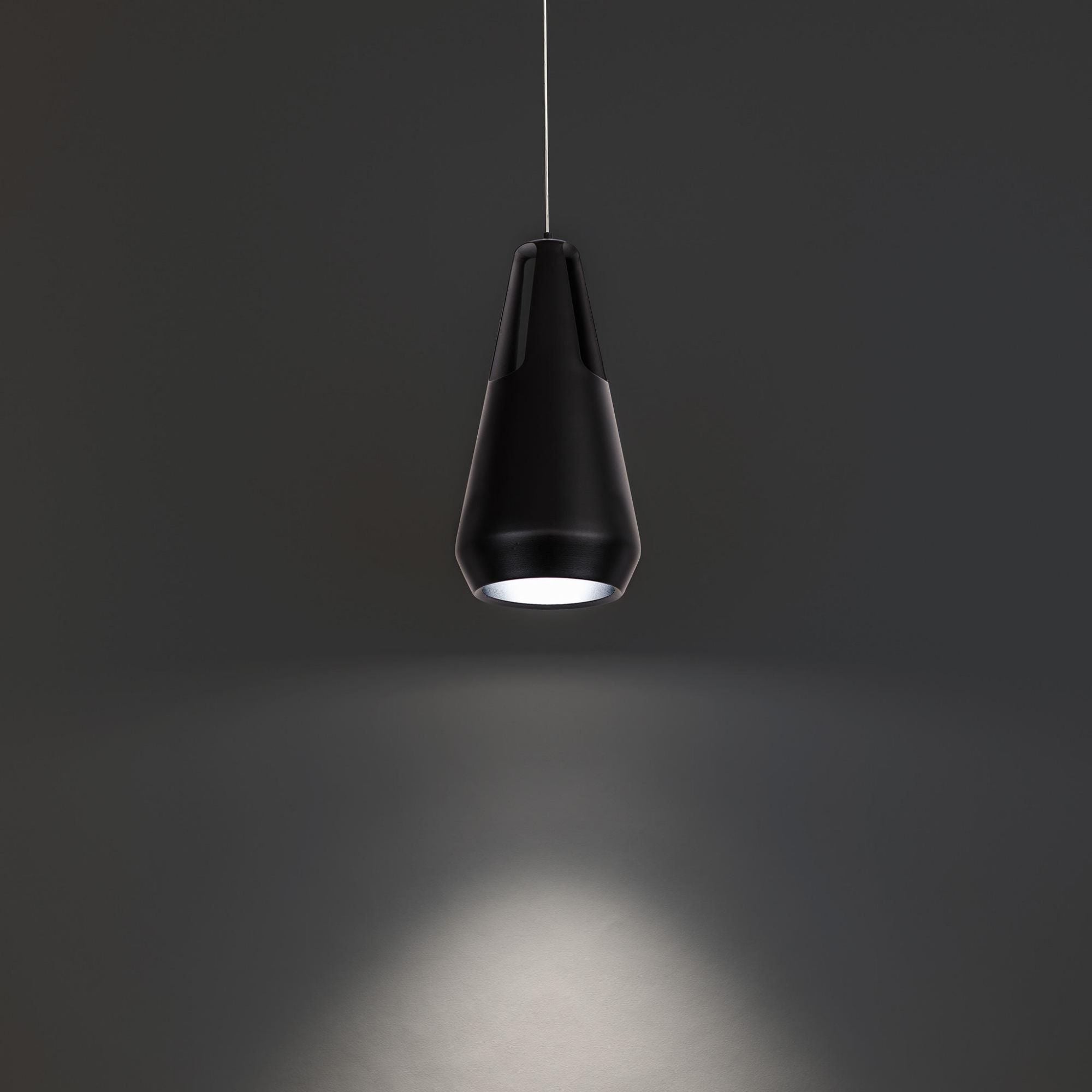 Ingot 10in LED Mini Pendant 3000K in Black
