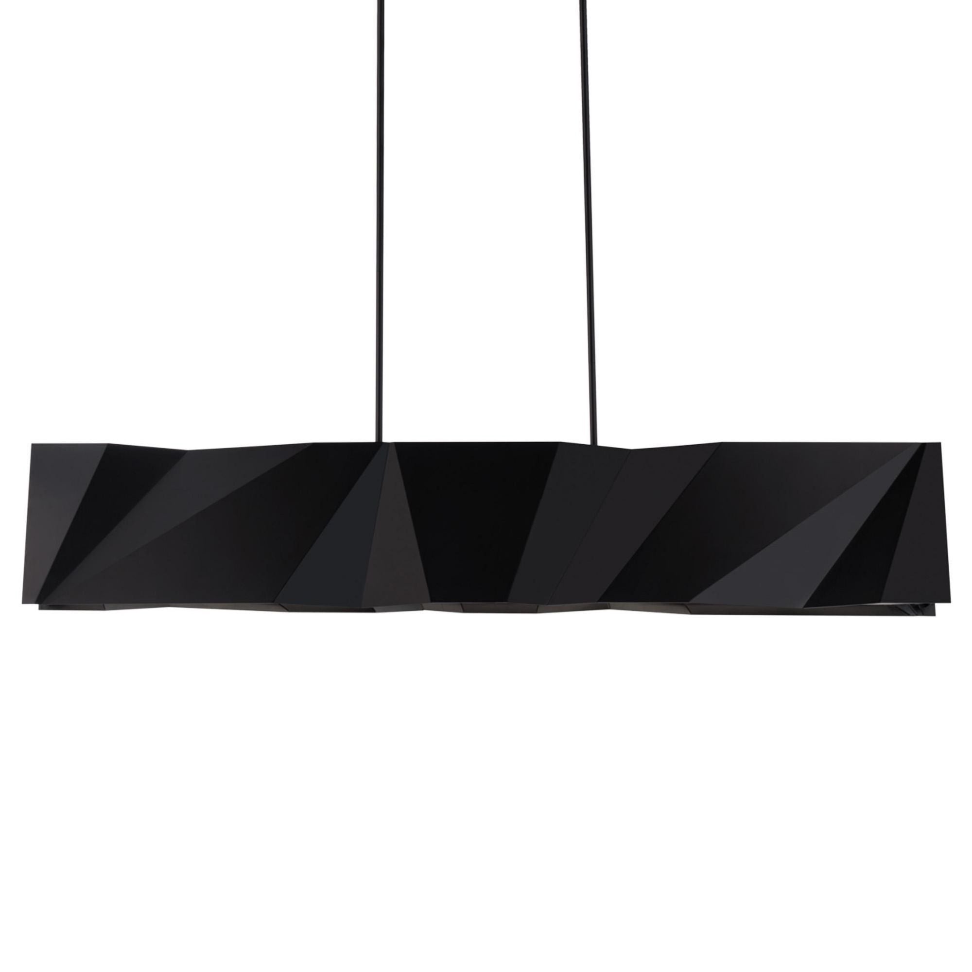 Intrasection 56in LED Linear Chandelier 3000K in Black