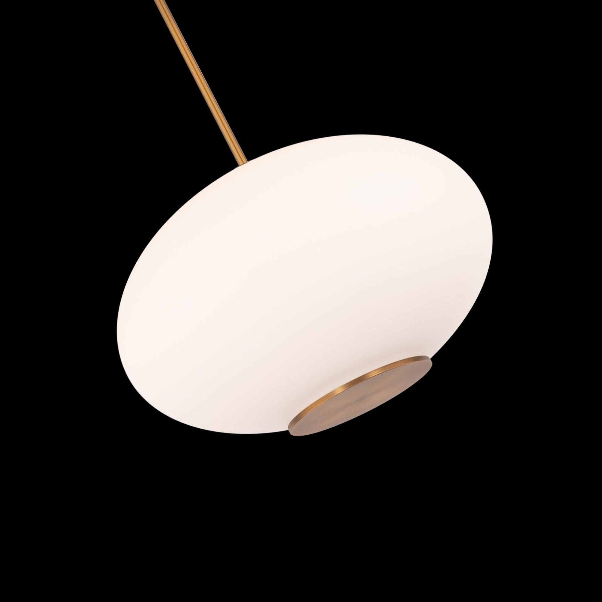 Illusion 16in LED Pendant 2700K in Aged Brass