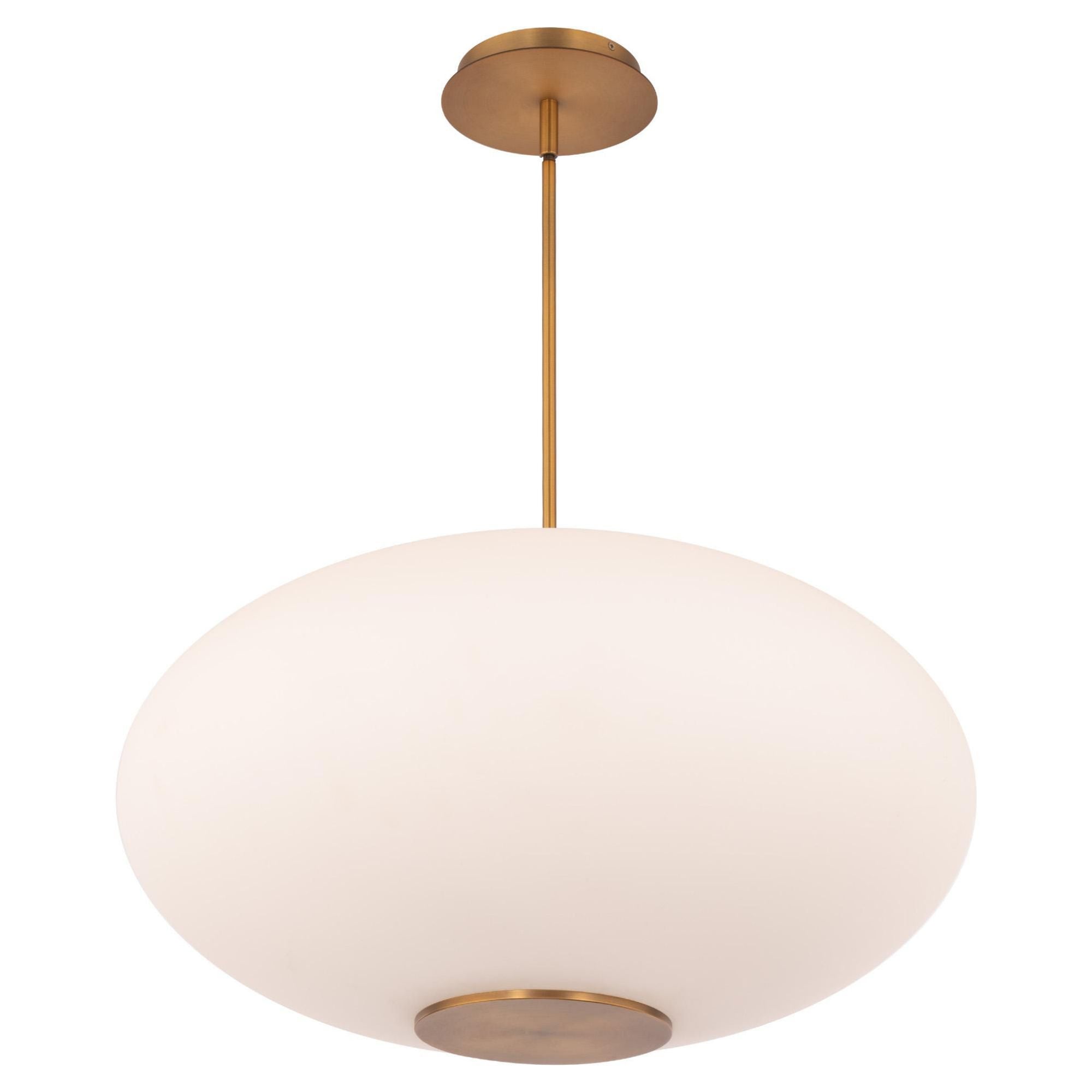 Illusion 22in LED Pendant 3500K in Aged Brass
