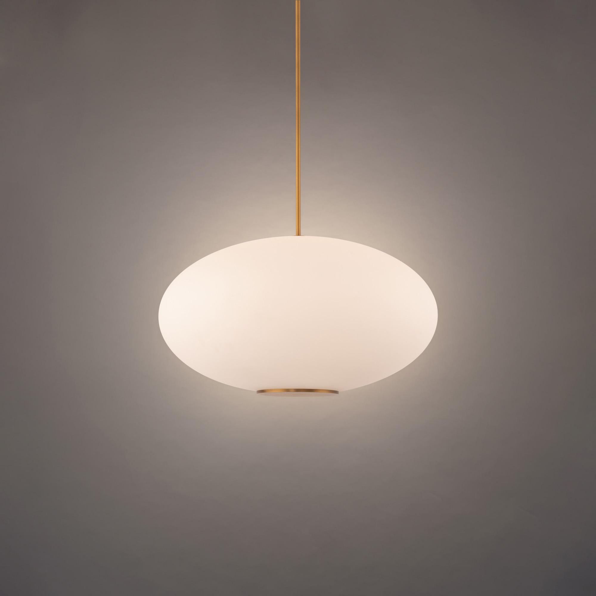 Illusion 22in LED Pendant 3500K in Aged Brass