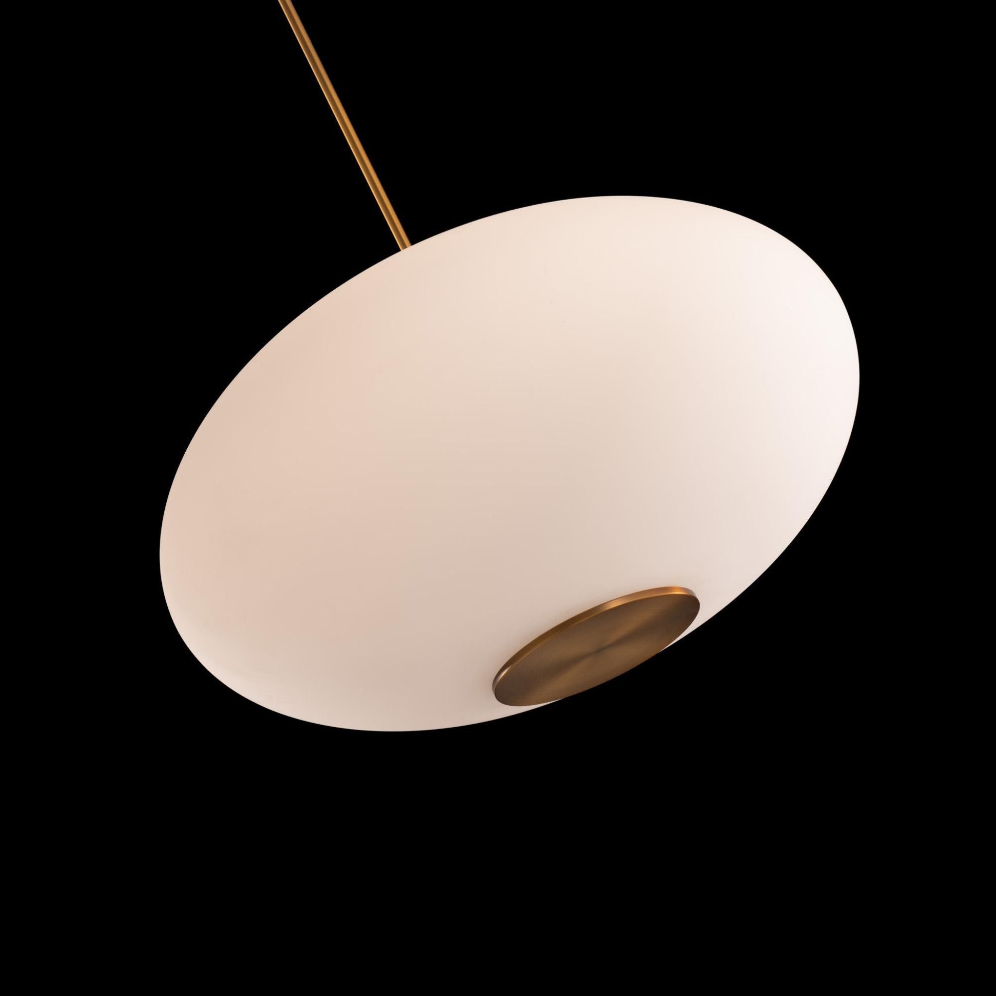 Illusion 22in LED Pendant 3500K in Aged Brass