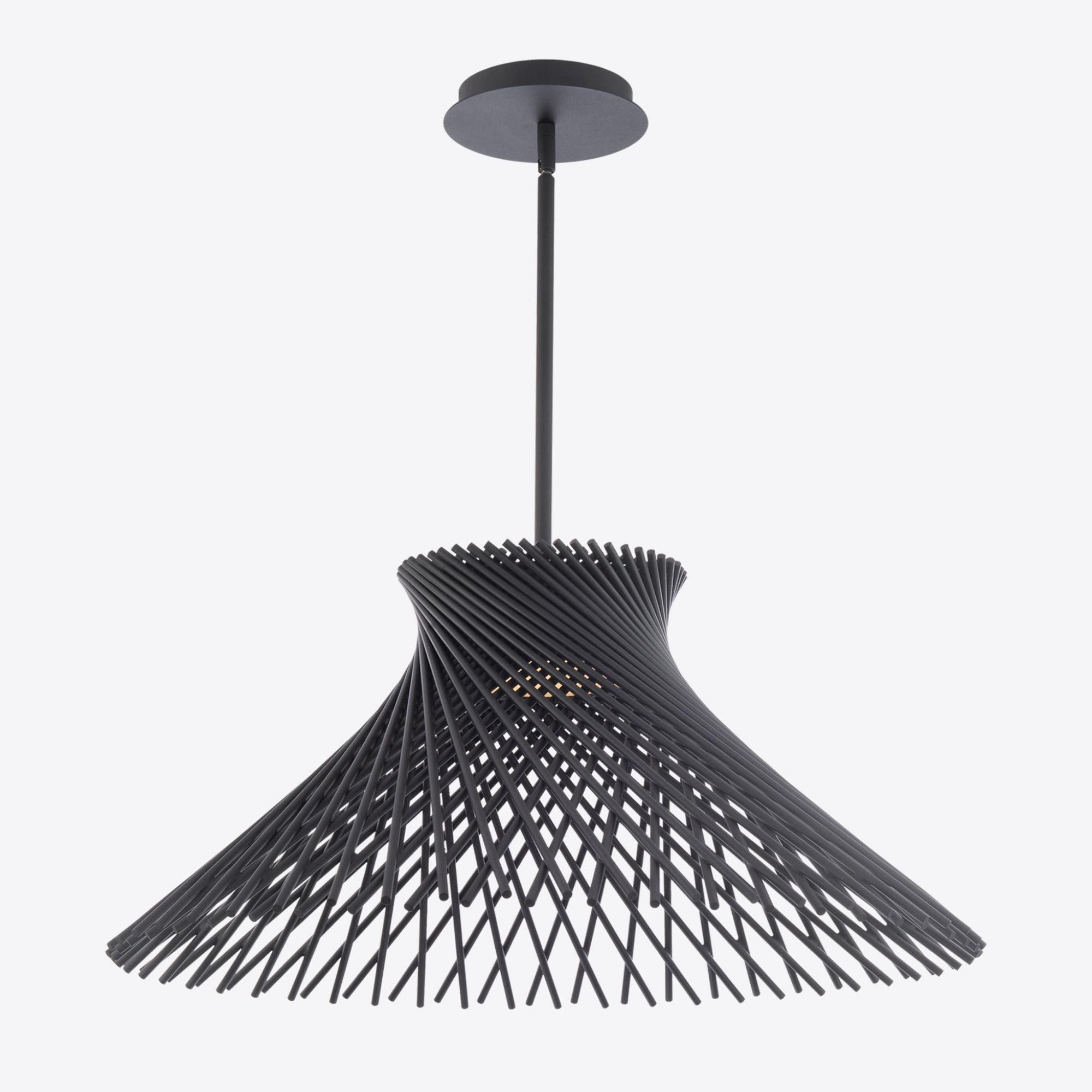 Zenya 23in LED 1 Light Pendant 3000K in Black
