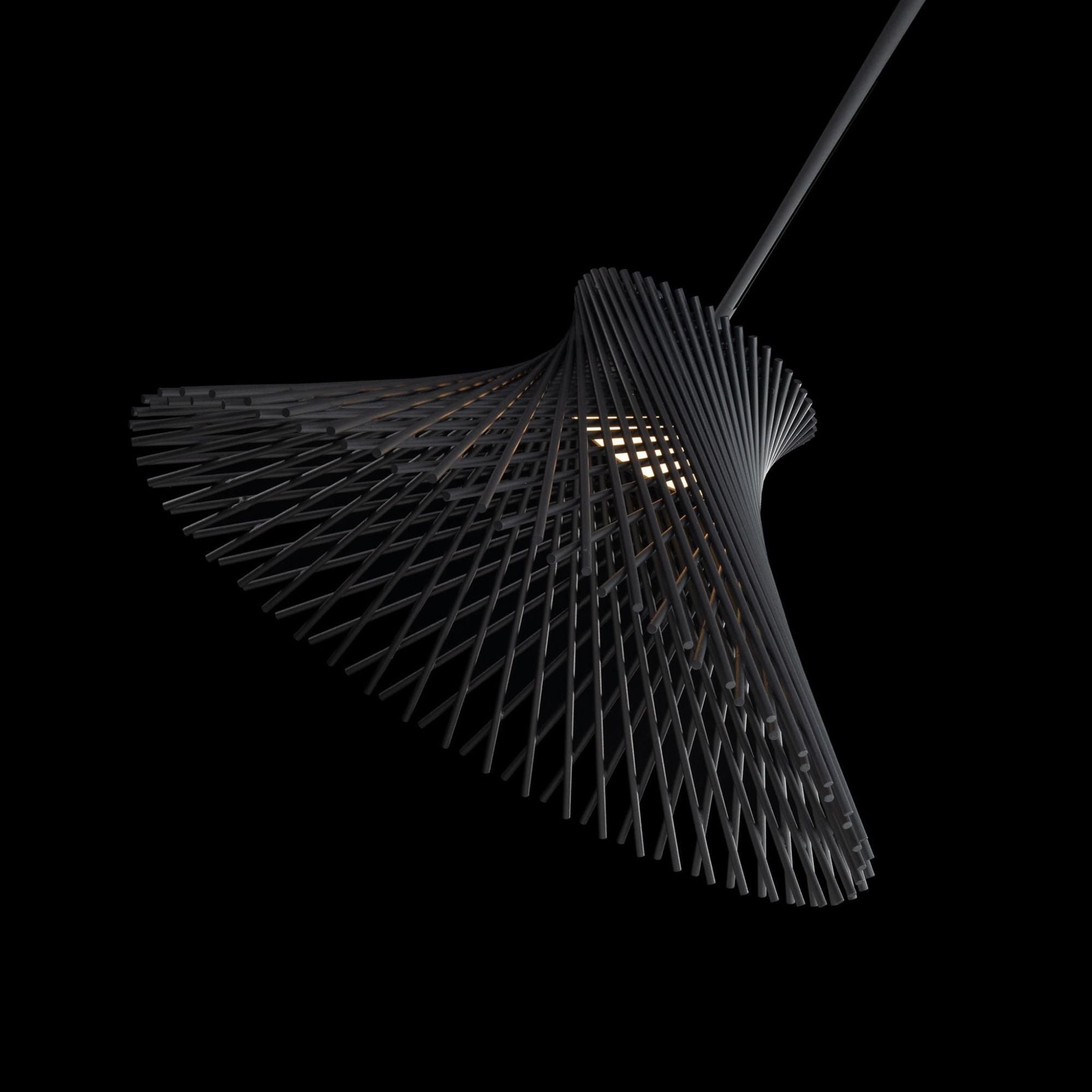 Zenya 23in LED 1 Light Pendant 3000K in Black