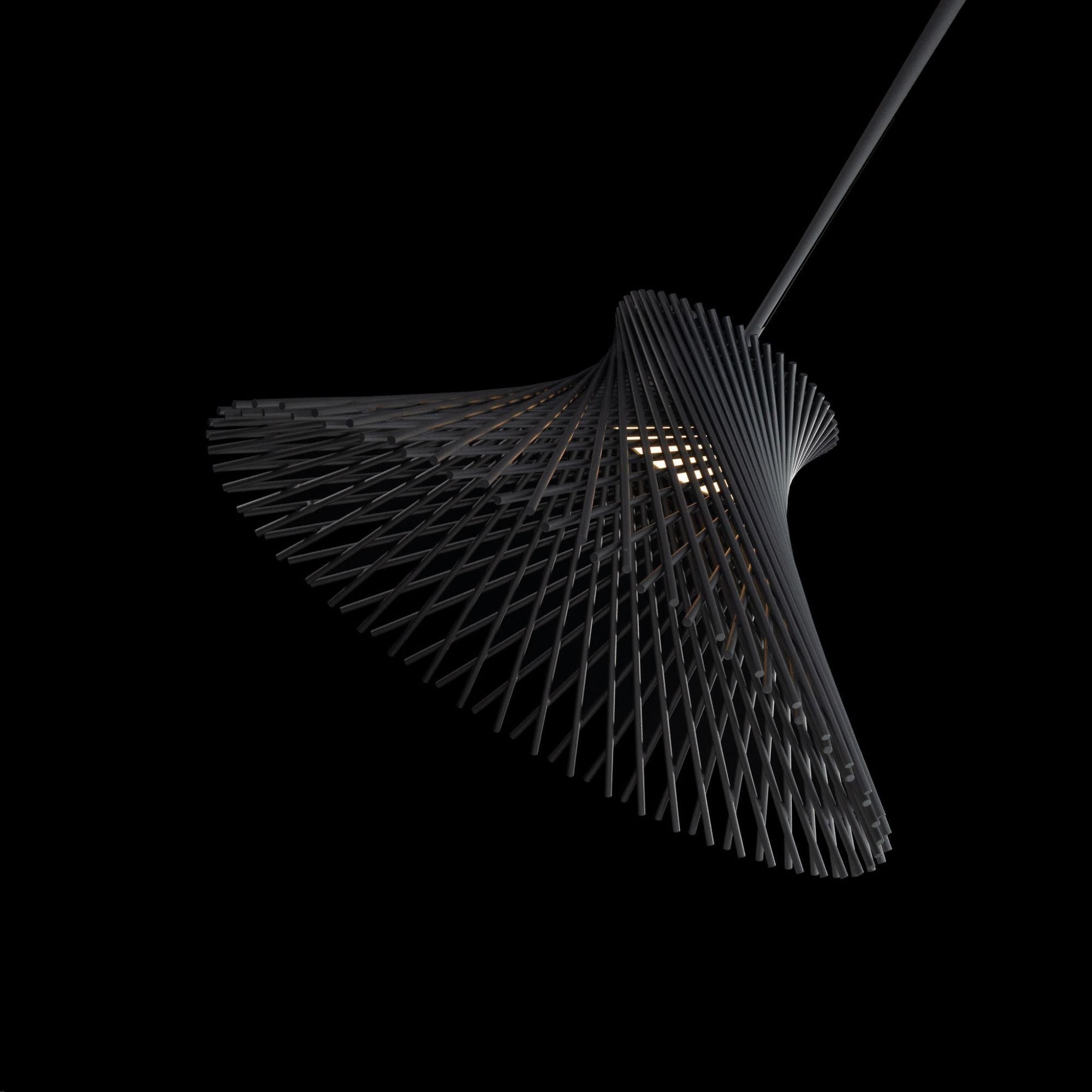 Zenya 23in LED 1 Light Pendant 3000K in Black