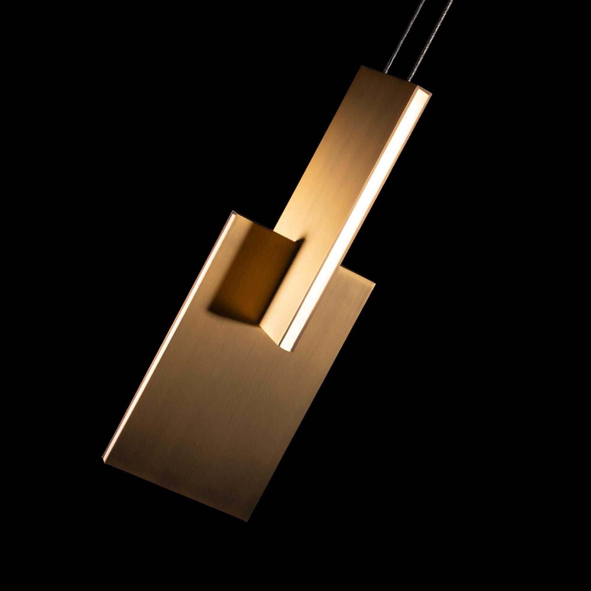 Amari 5in LED Mini Pendant 3000K in Aged Brass