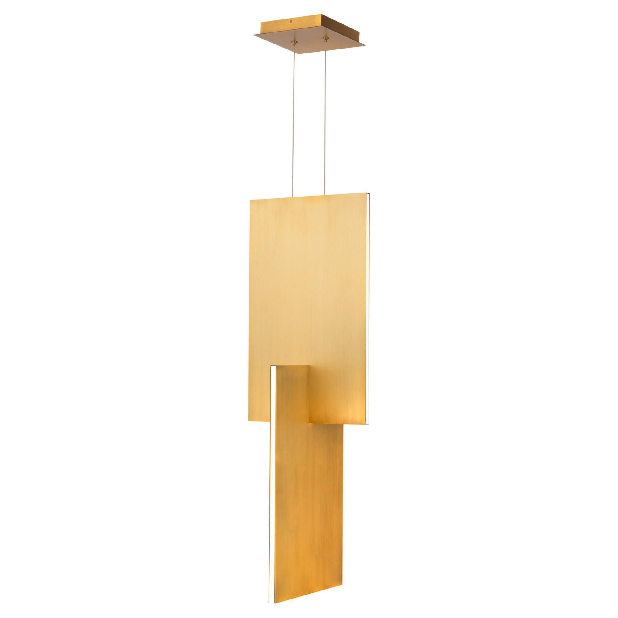 Amari 11in LED Mini Pendant 3000K in Aged Brass