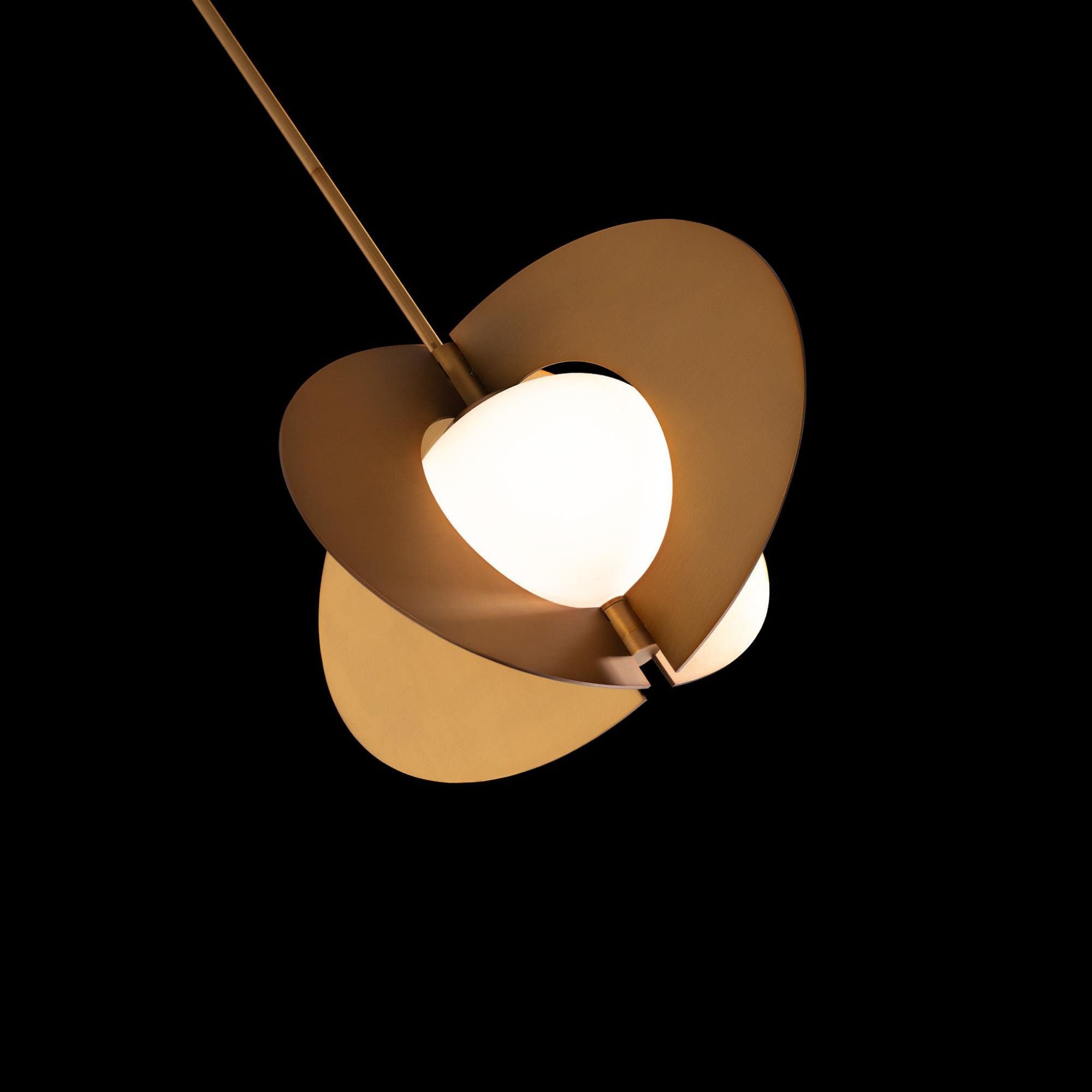 Echelon 16in LED Pendant 3000K in Aged Brass