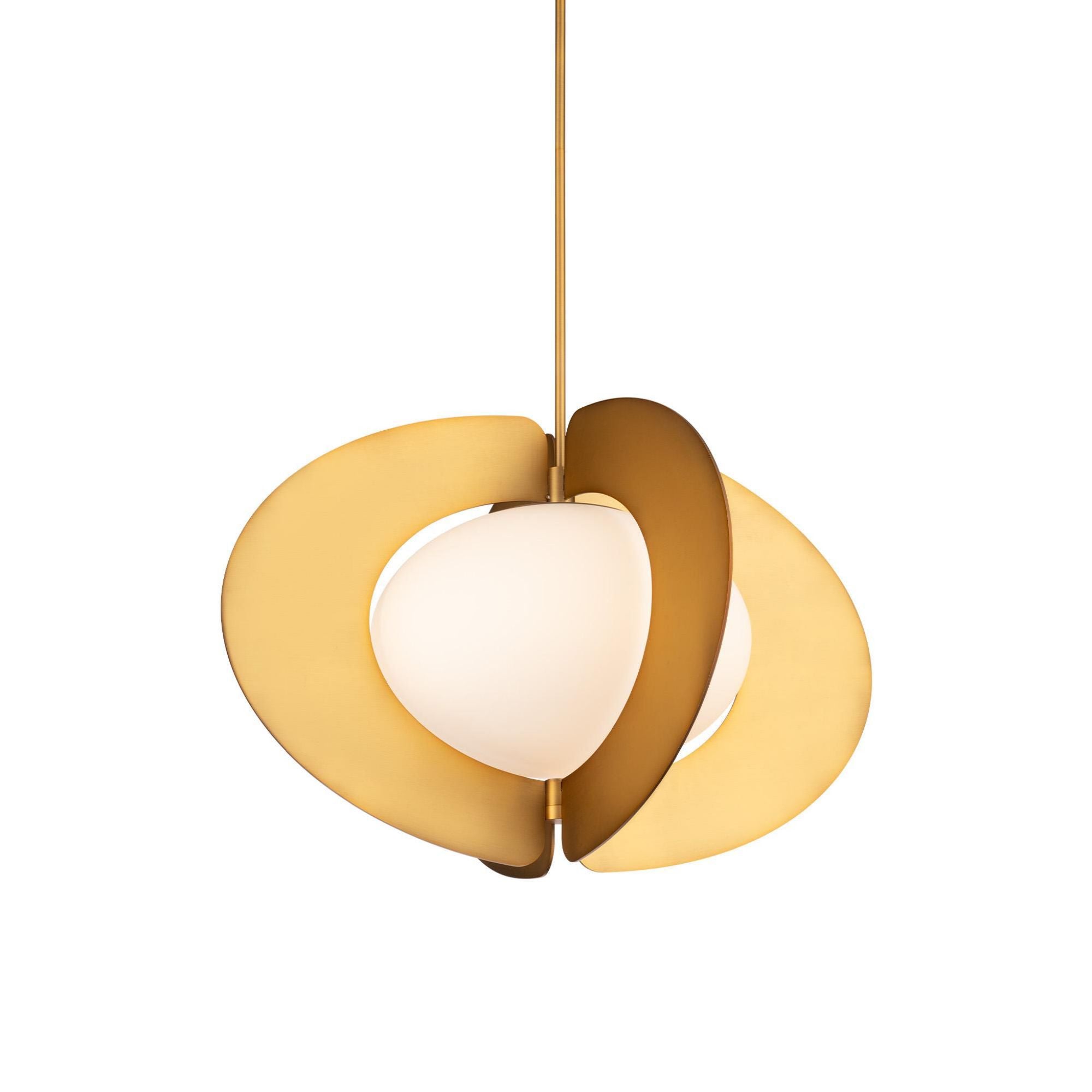 Echelon 24in LED Pendant 3000K in Aged Brass