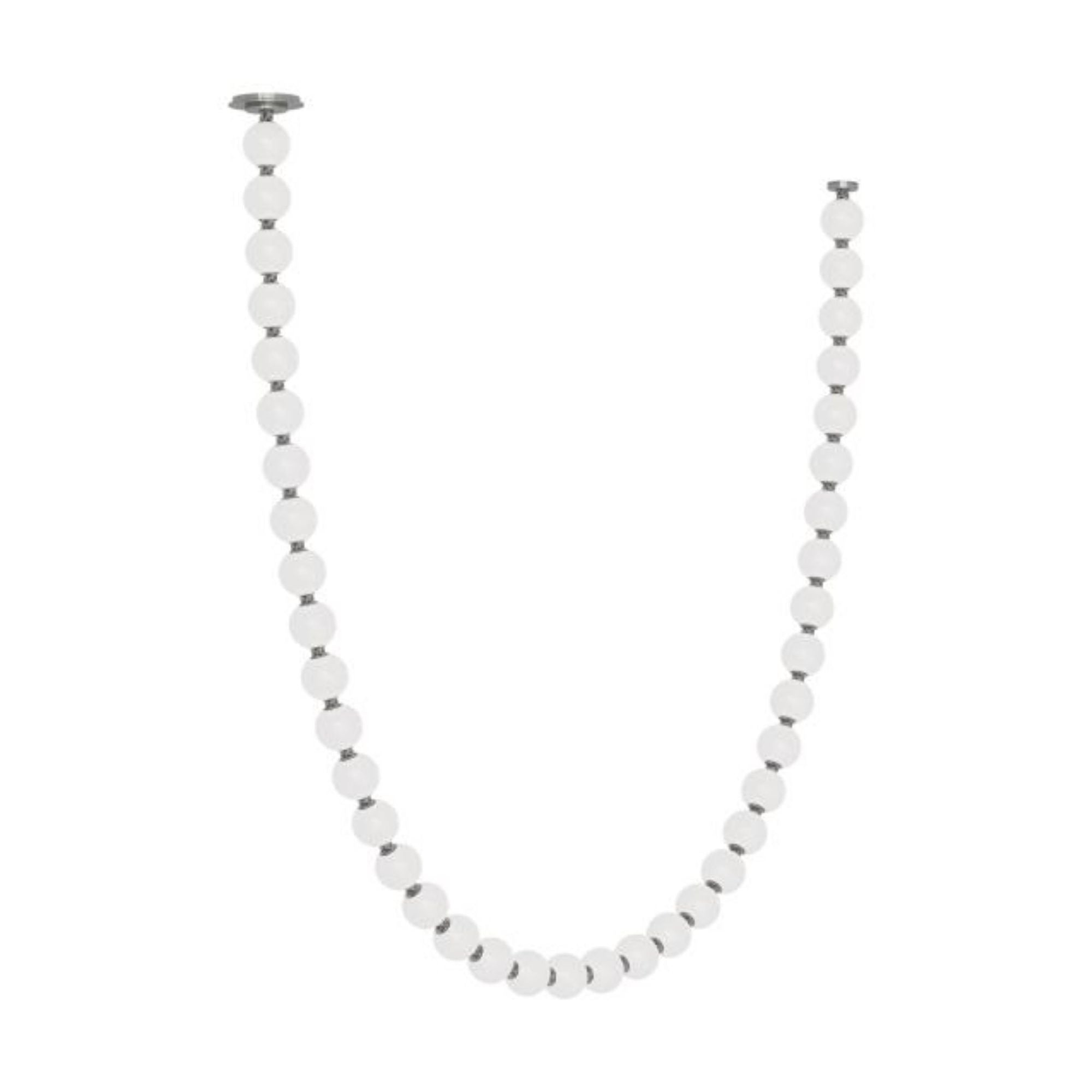 Perle 108 Chandelier Chandeliers 1-Light 2700K Polished Nickel by Sean Lavin