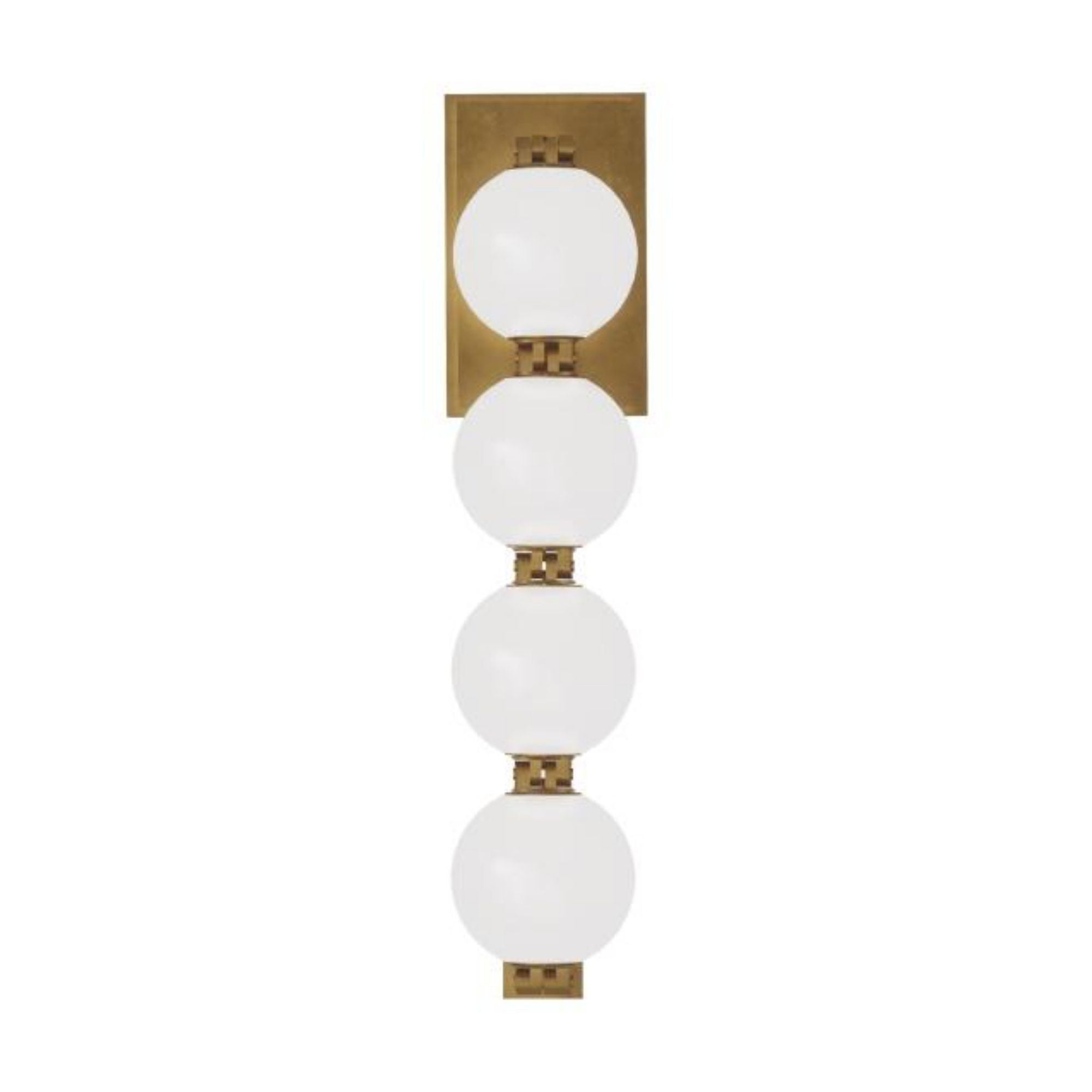 Perle 15 Sconce Wall Collection 1-Light 2700K Natural Brass by Sean Lavin