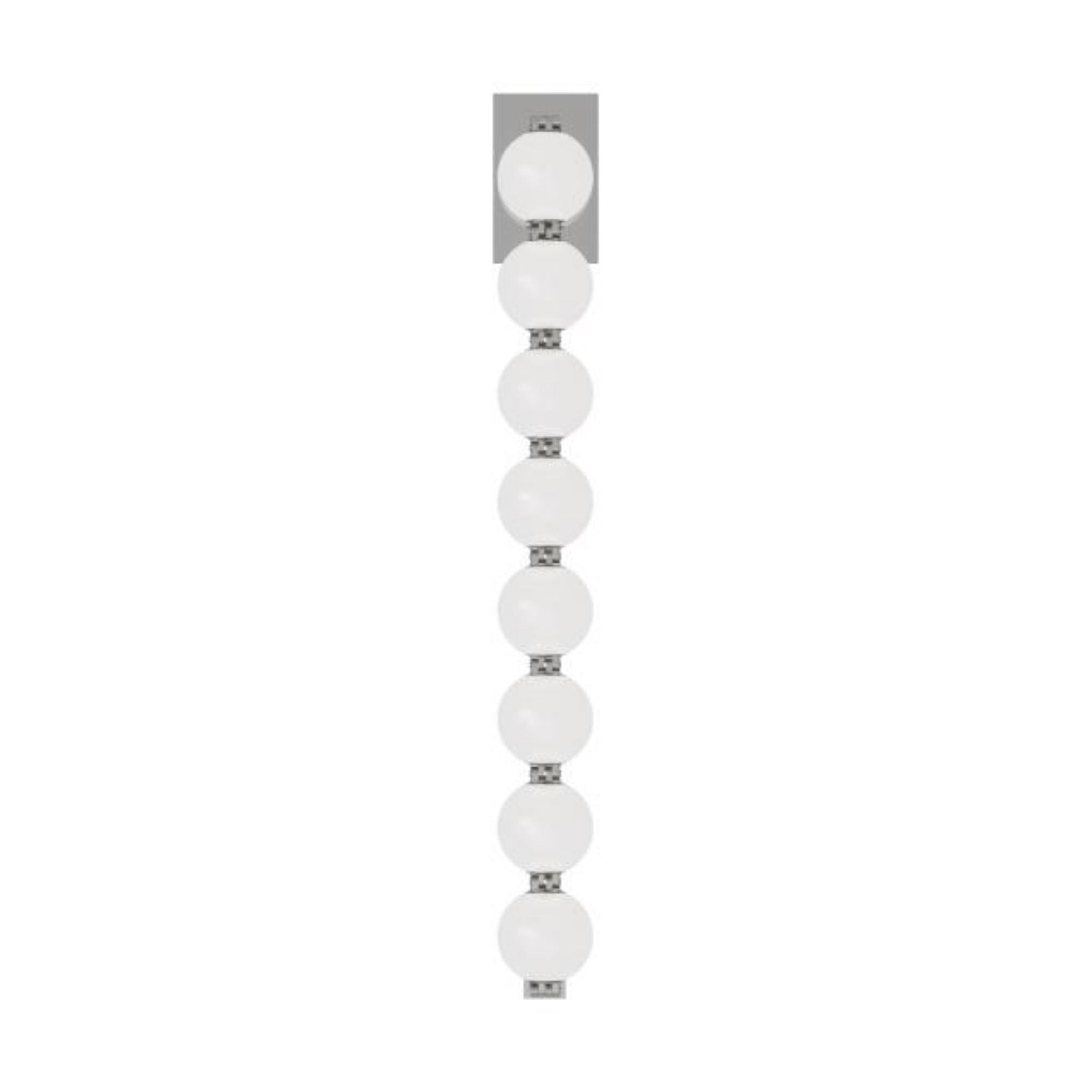 Perle 28 Sconce Wall Collection 1-Light 2700K Polished Nickel by Sean Lavin