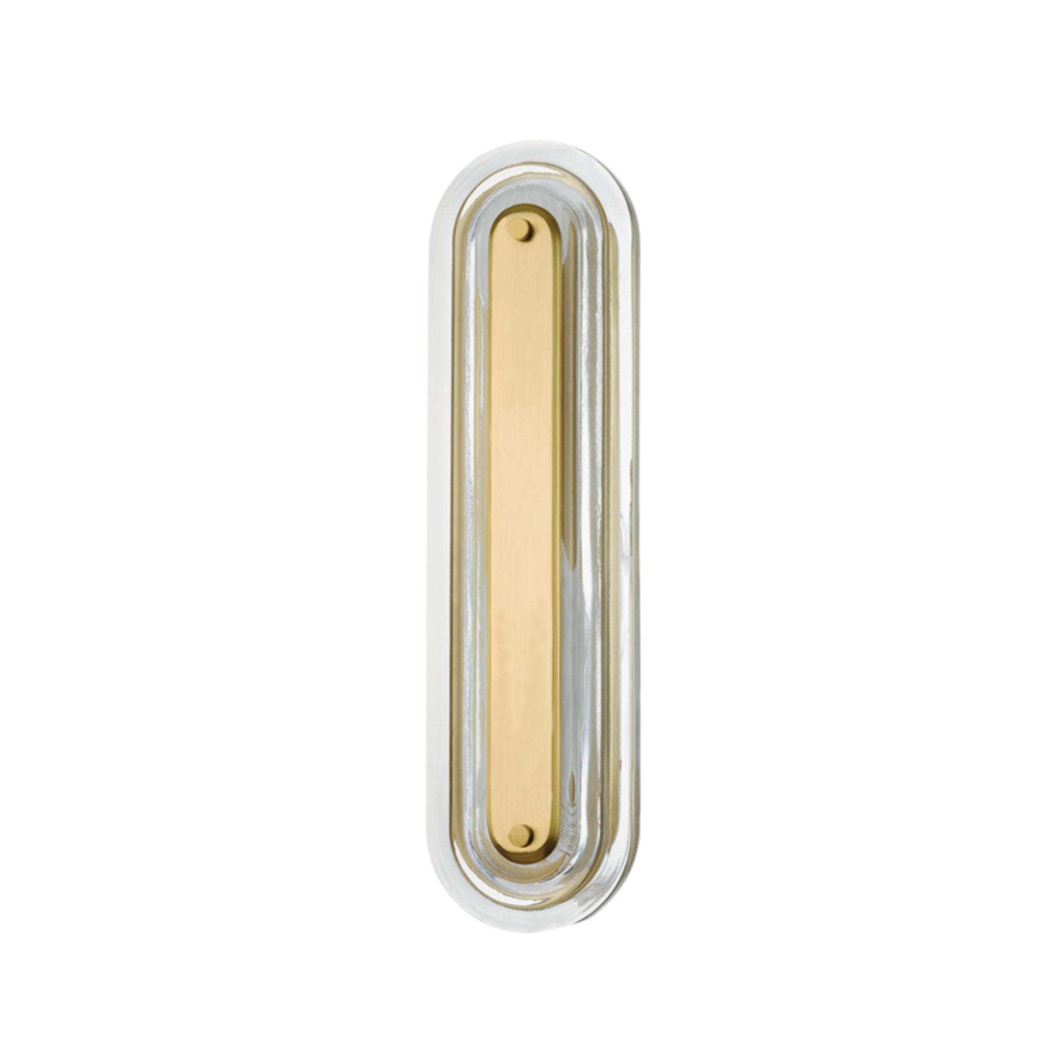 Litton 1 Light Wall Sconce in Aged Brass by Pembrooke & Ives