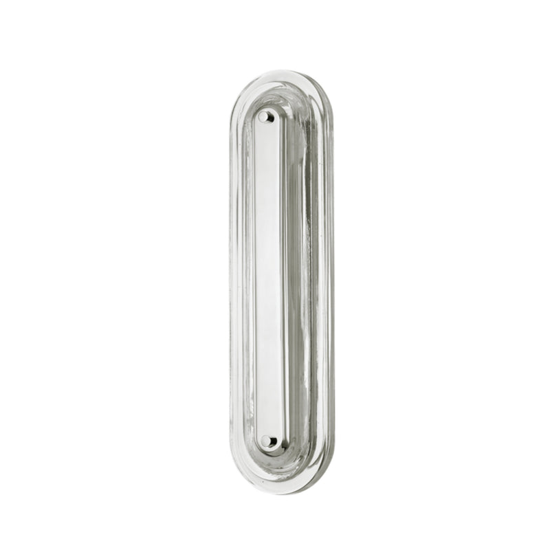 Litton 1 Light Wall Sconce in Polished Nickel by Pembrooke & Ives