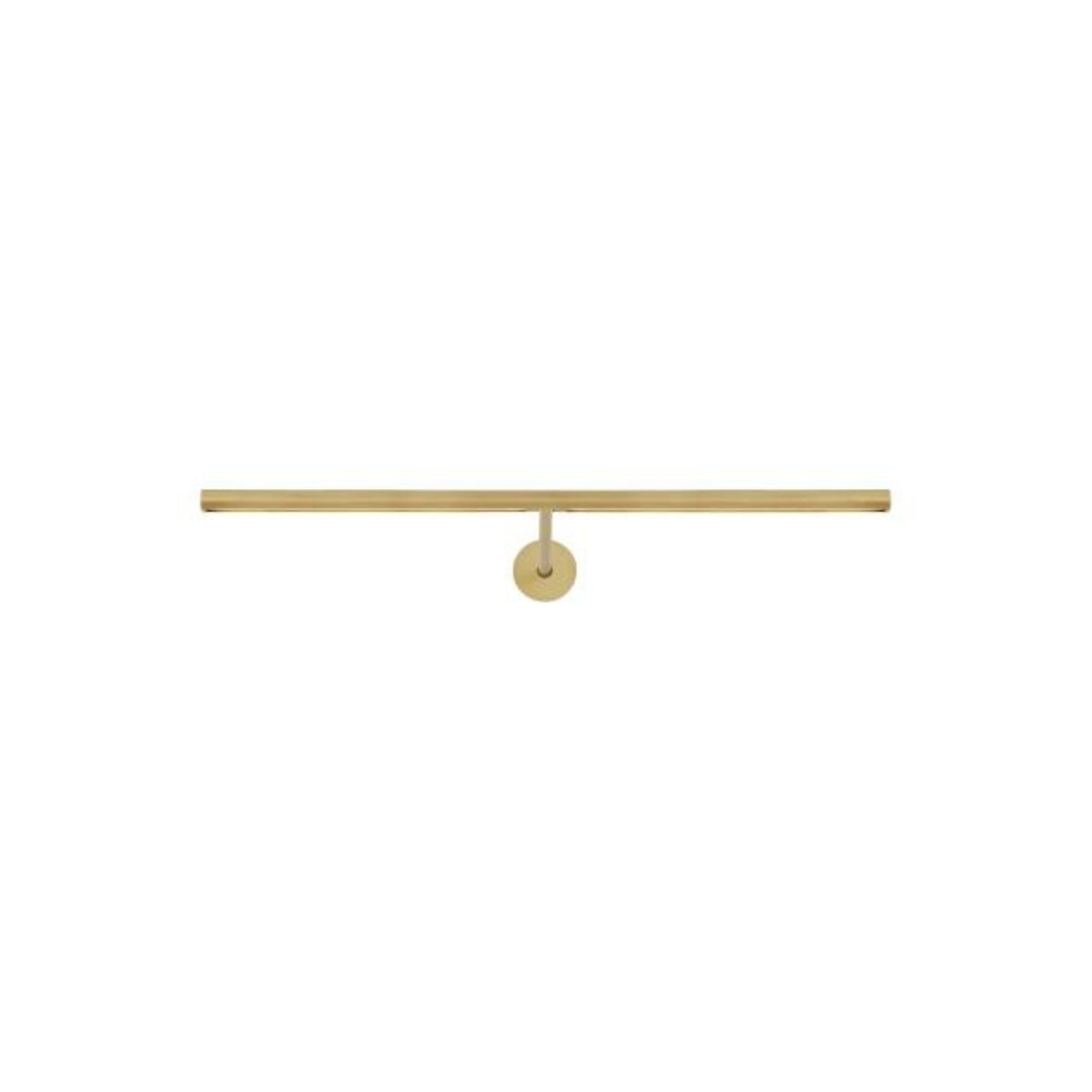 Plural Faceted 18 Picture Light Wall Collection 1-Light LED 2700K Natural Brass by Sean Lavin