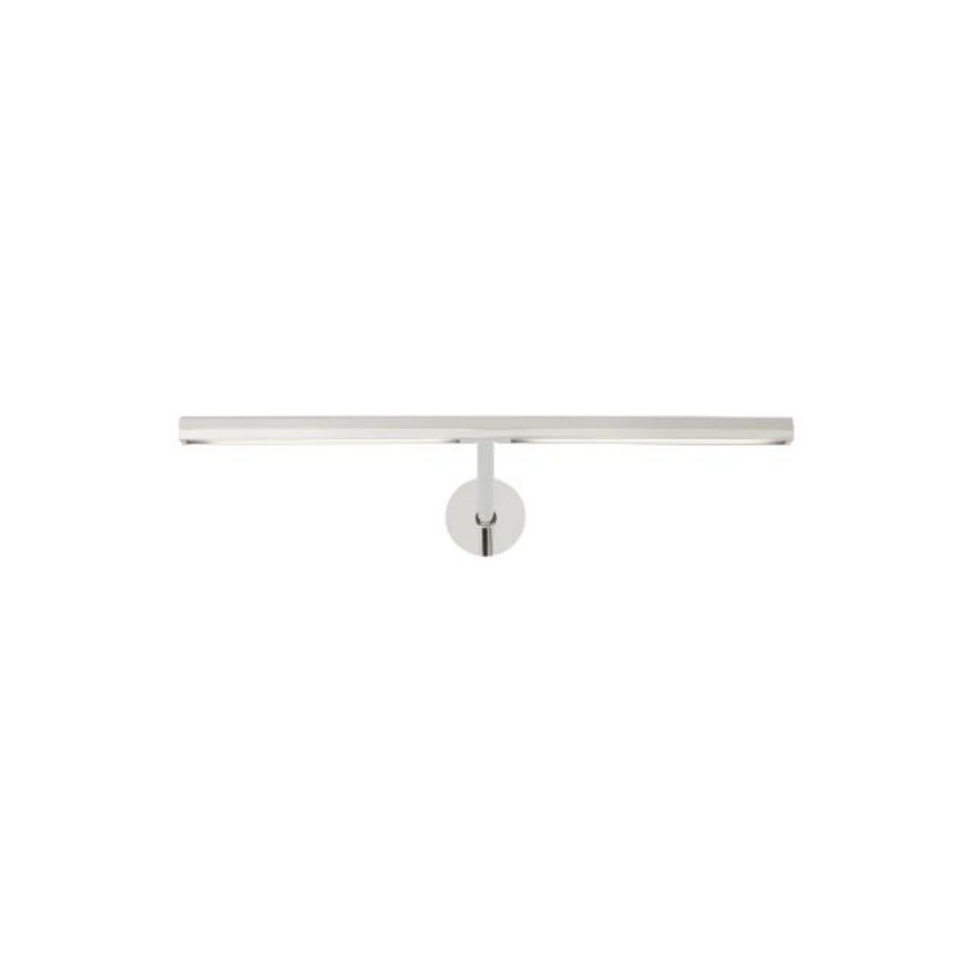 Plural Faceted 12 Picture Light Wall Collection 1-Light LED 2700K Polished Nickel by Sean Lavin