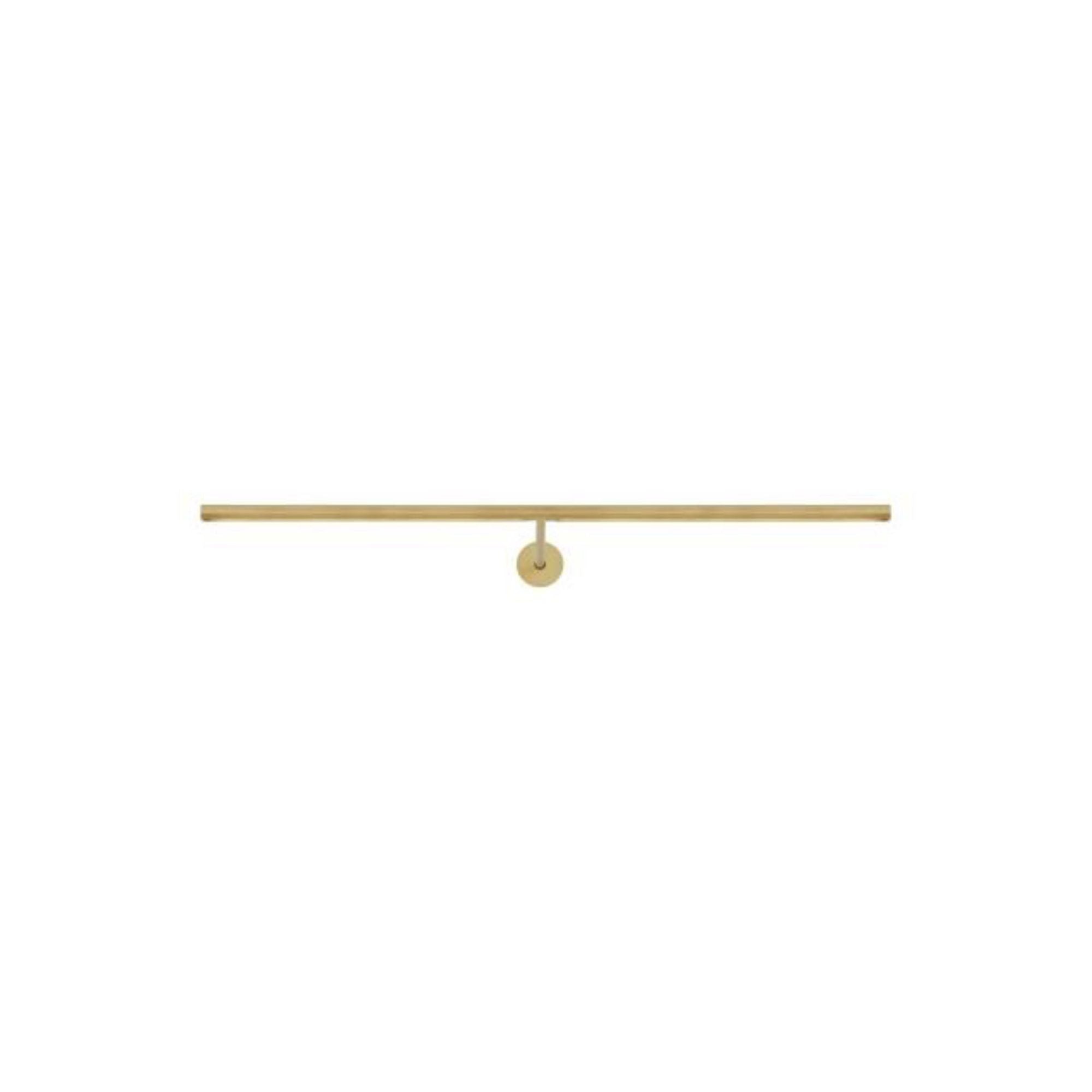 Plural Faceted 24 Picture Light Wall Collection 1-Light LED 2700K Natural Brass by Sean Lavin