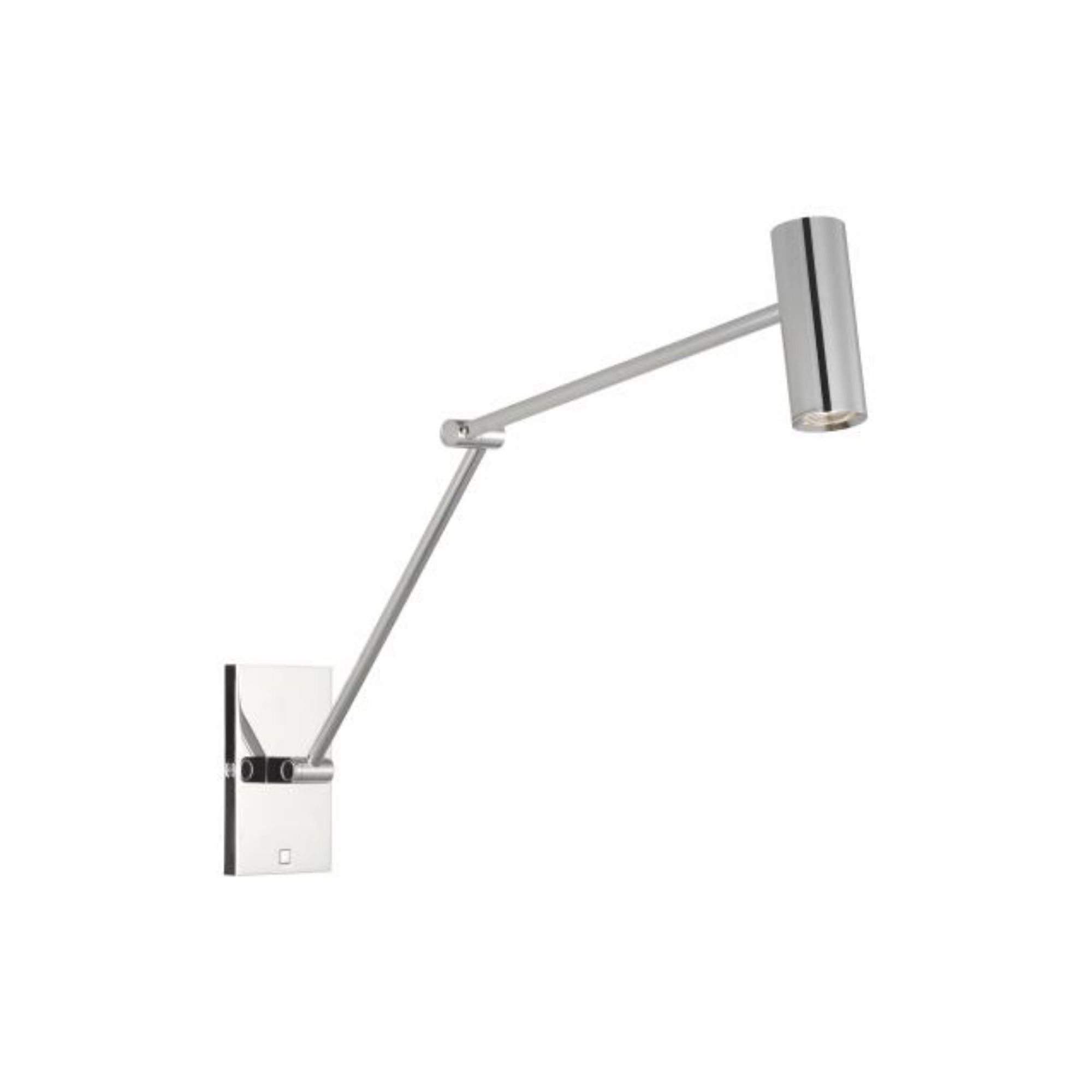 Ponte Medium Task Sconce Wall Collection 1-Light 3000K Polished Nickel by Sean Lavin