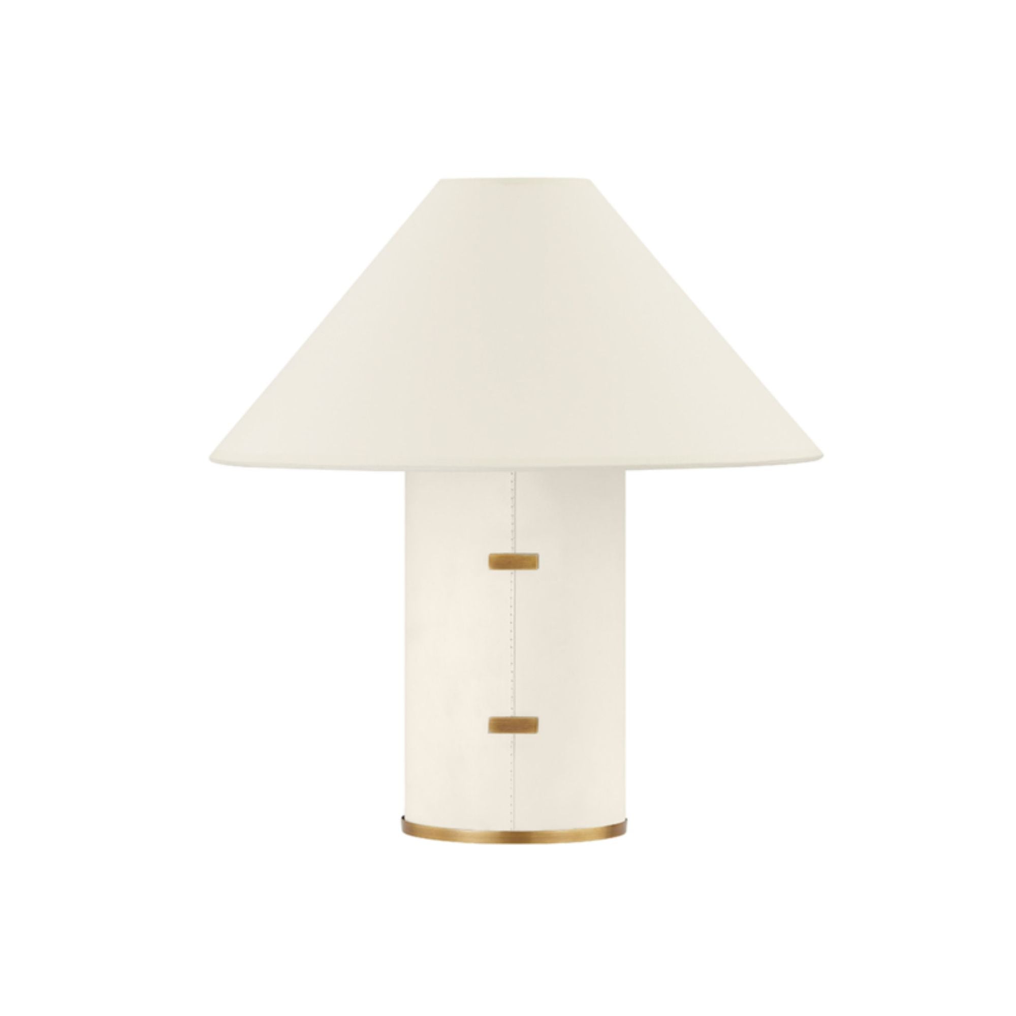 Bond 1-Light Table Lamp in Patina Brass by Colin King 14W x 15H