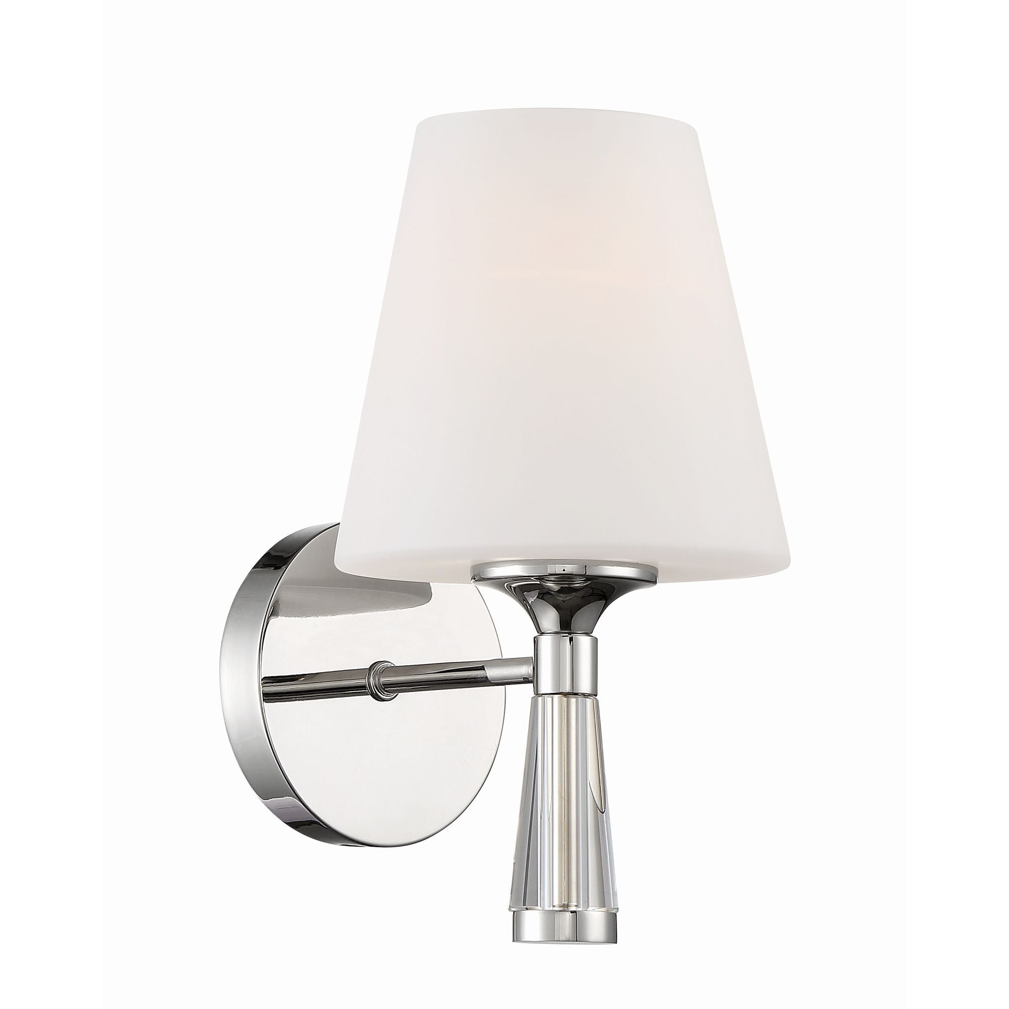 Ramsey 6'' Polished Nickel Sconce Silver 6"W x 10.5"H x 7.5"D