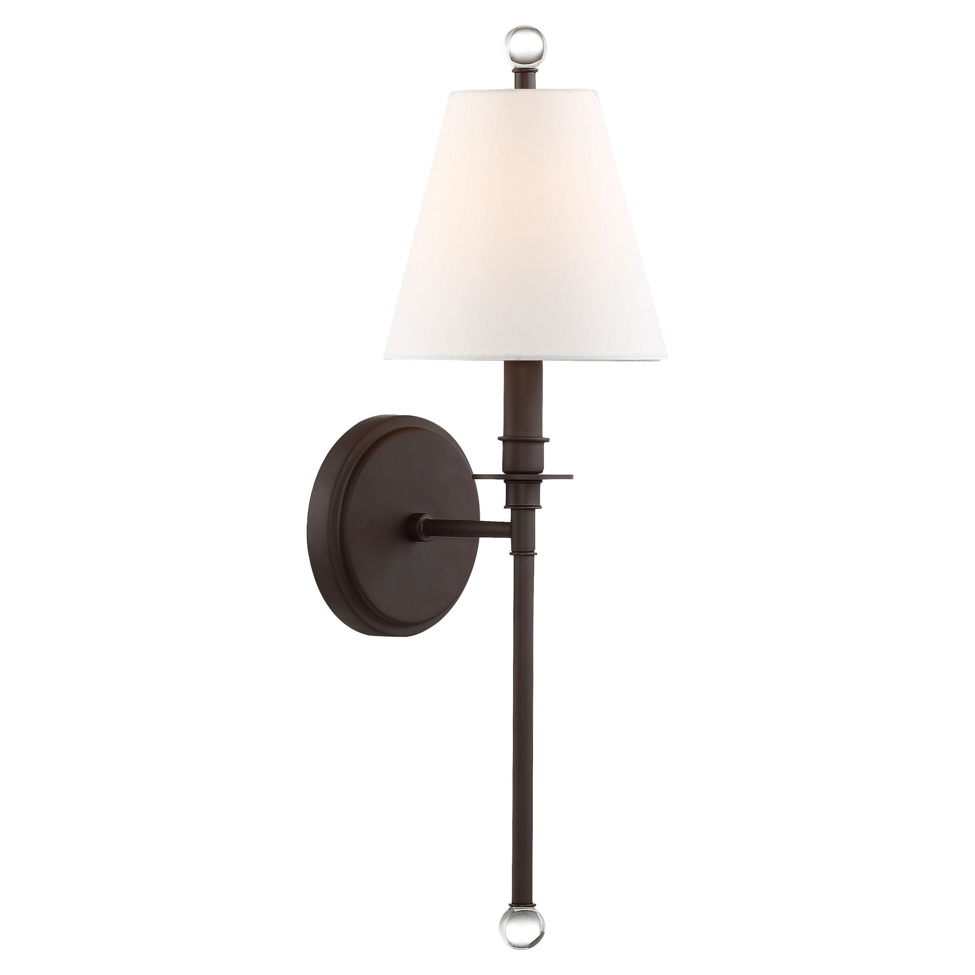 Riverdale 6'' Dark Bronze Sconce Bronze 6"W x 14.5"H x 7"D