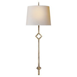 Studio VC Cranston Large Sconce in Gilded Iron with Natural Paper Shade