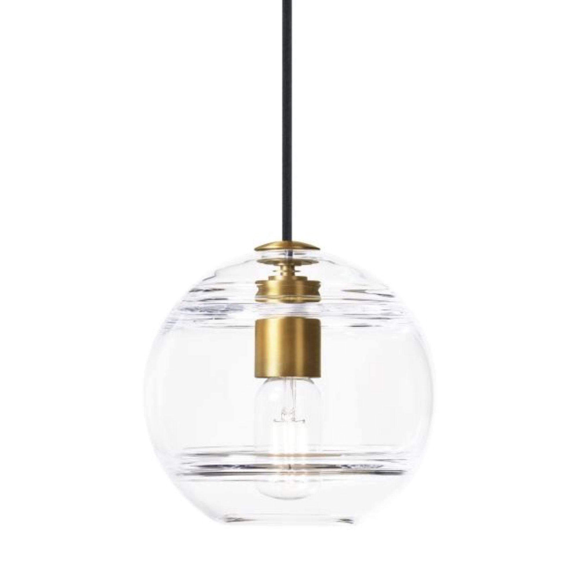 Sedona Medium Pendant Line-Voltage Pendants/Suspension 1-Light Aged Brass by Sean Lavin