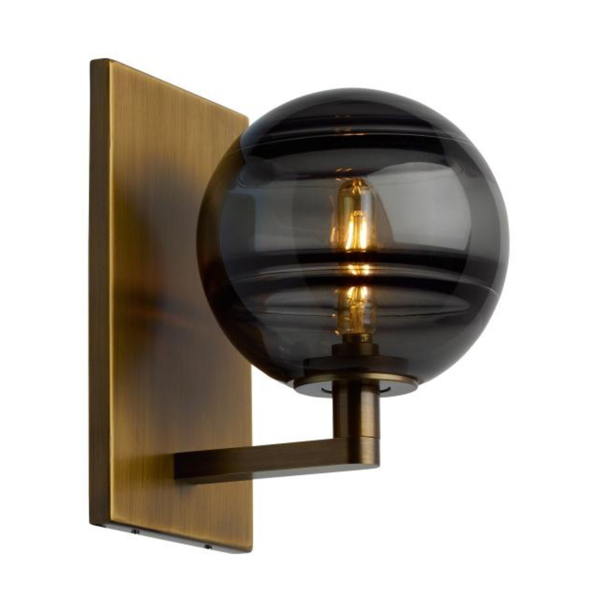 Sedona Wall Wall Collection 1-Light Aged Brass by Sean Lavin