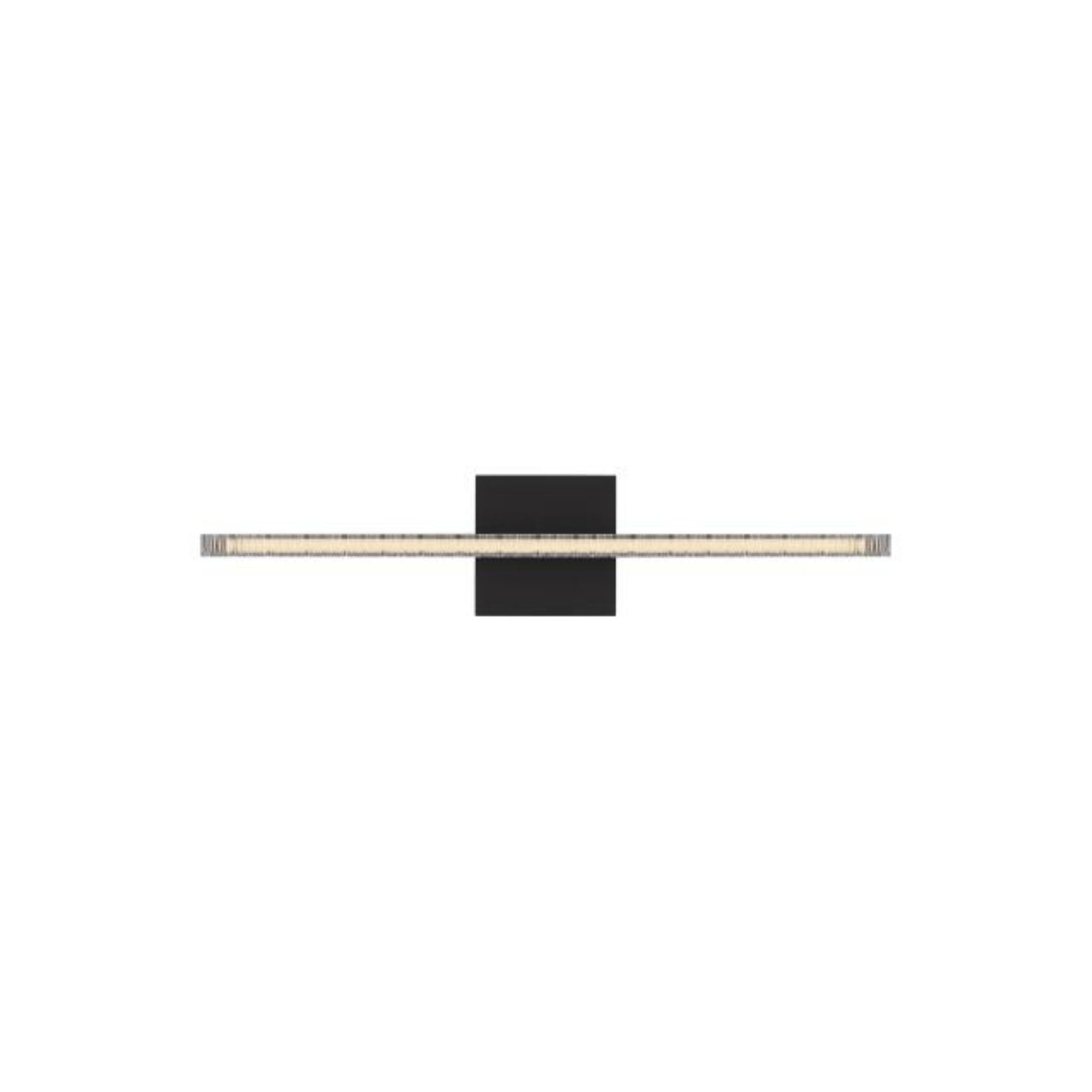 Serre 24 Bath Bath Collection 1-Light 2700K Nightshade Black by Mick De Giulio