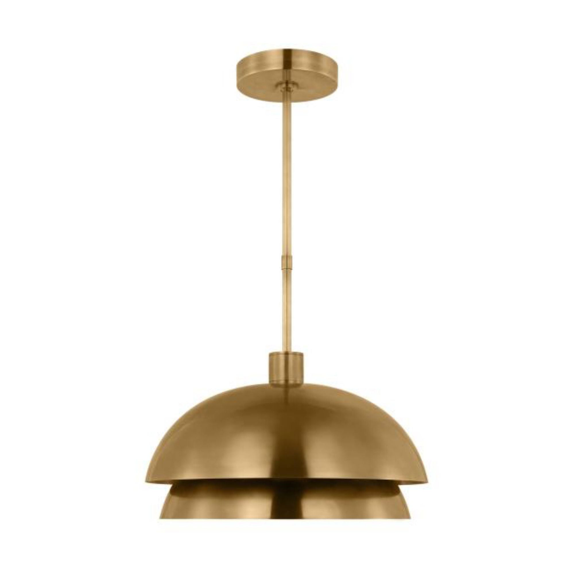 Shanti Large Pendant Line-Voltage Pendants/Suspension 1-Light 2700K Natural Brass by Sean Lavin