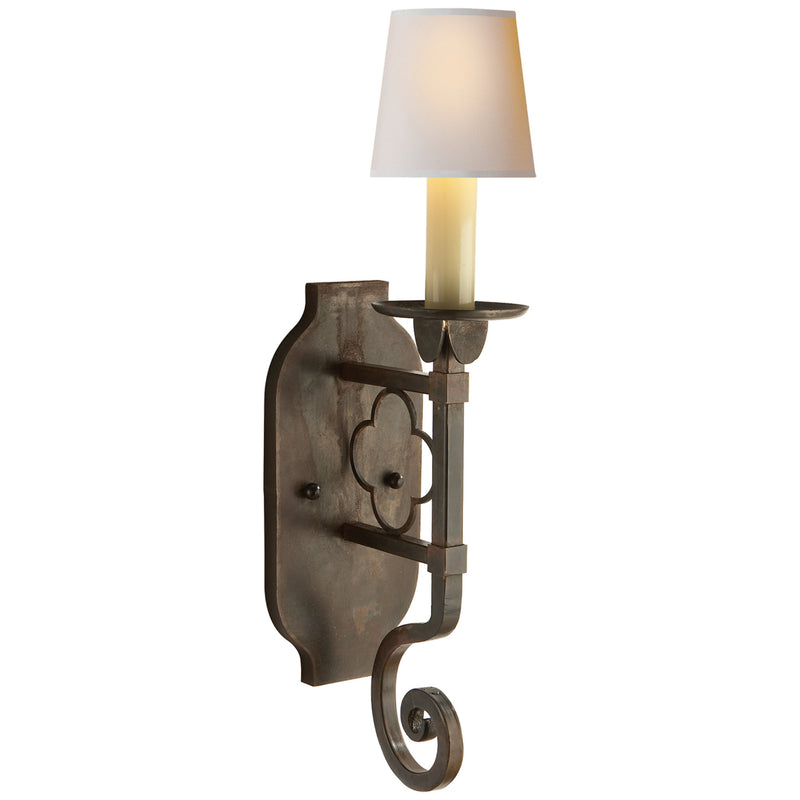 Suzanne Kasler Margarite Single Sconce in Aged Iron