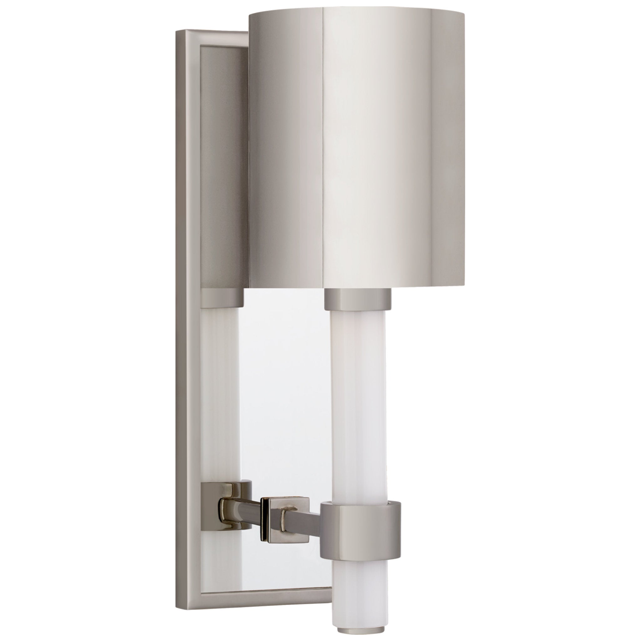 Suzanne Kasler Maribelle Single Sconce in Polished Nickel with Polished Nickel Shade