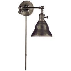Chapman & Myers Boston Swing Arm in Bronze with SLE Shade