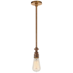 Chapman & Myers Boston Pendant in Hand-Rubbed Antique Brass