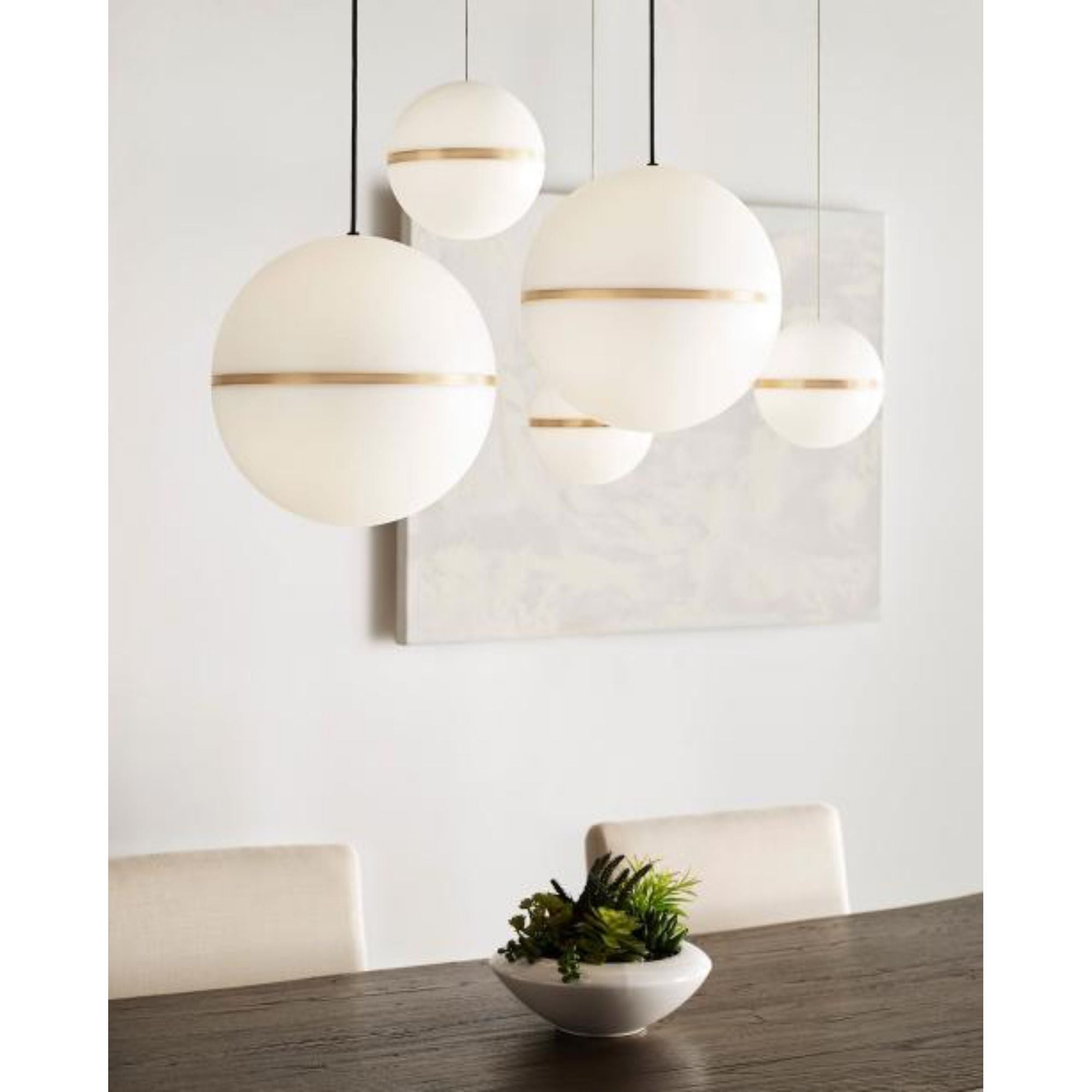 Mini Hanea Pendant FreeJack 1-Light Natural Brass by Sean Lavin