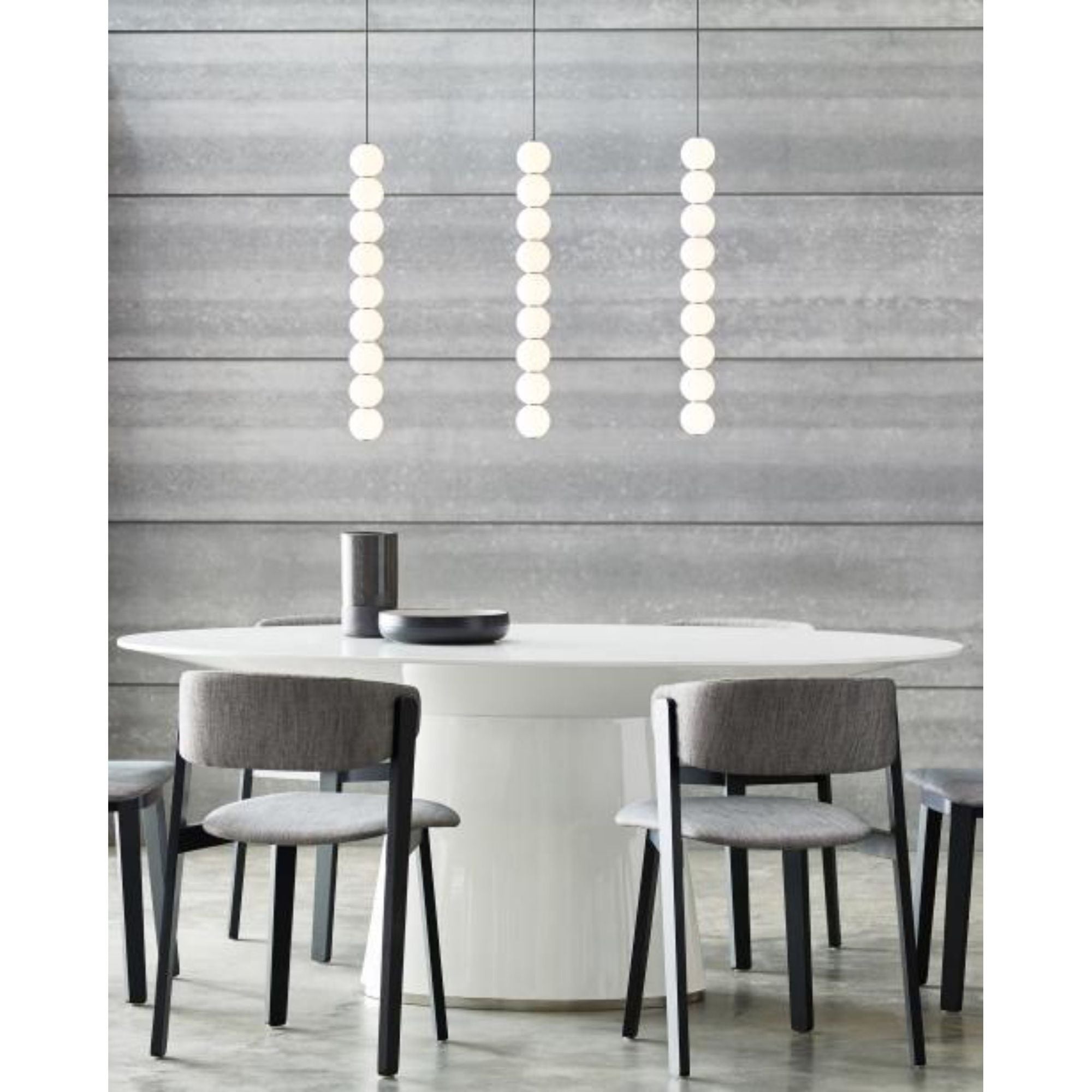 Orbet 9-Light Pendant Line-Voltage Pendants/Suspension 1-Light LED 2700K Polished Nickel by Sean Lavin