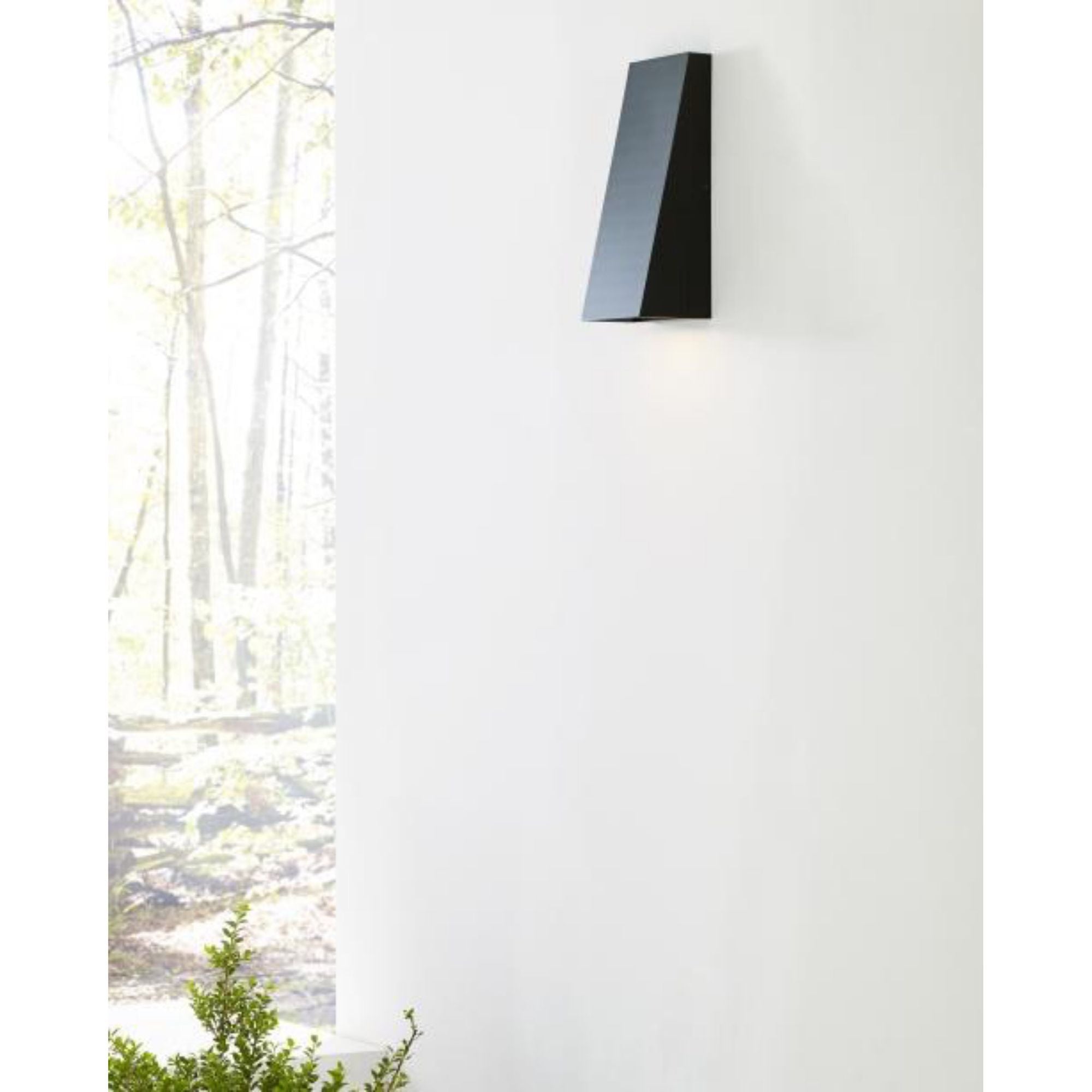 Pitch 12 Outdoor Wall Outdoor 1-Light LED 3000K Black by Sean Lavin
