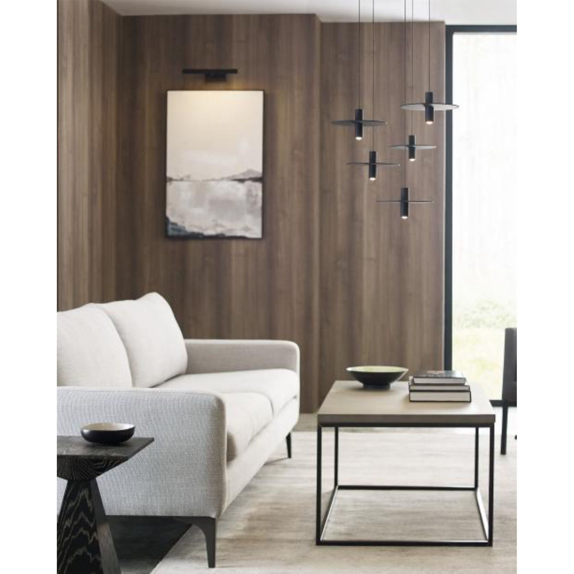 Mini Ponte Pendant FreeJack 1-Light LED 3000K Natural Brass by Sean Lavin