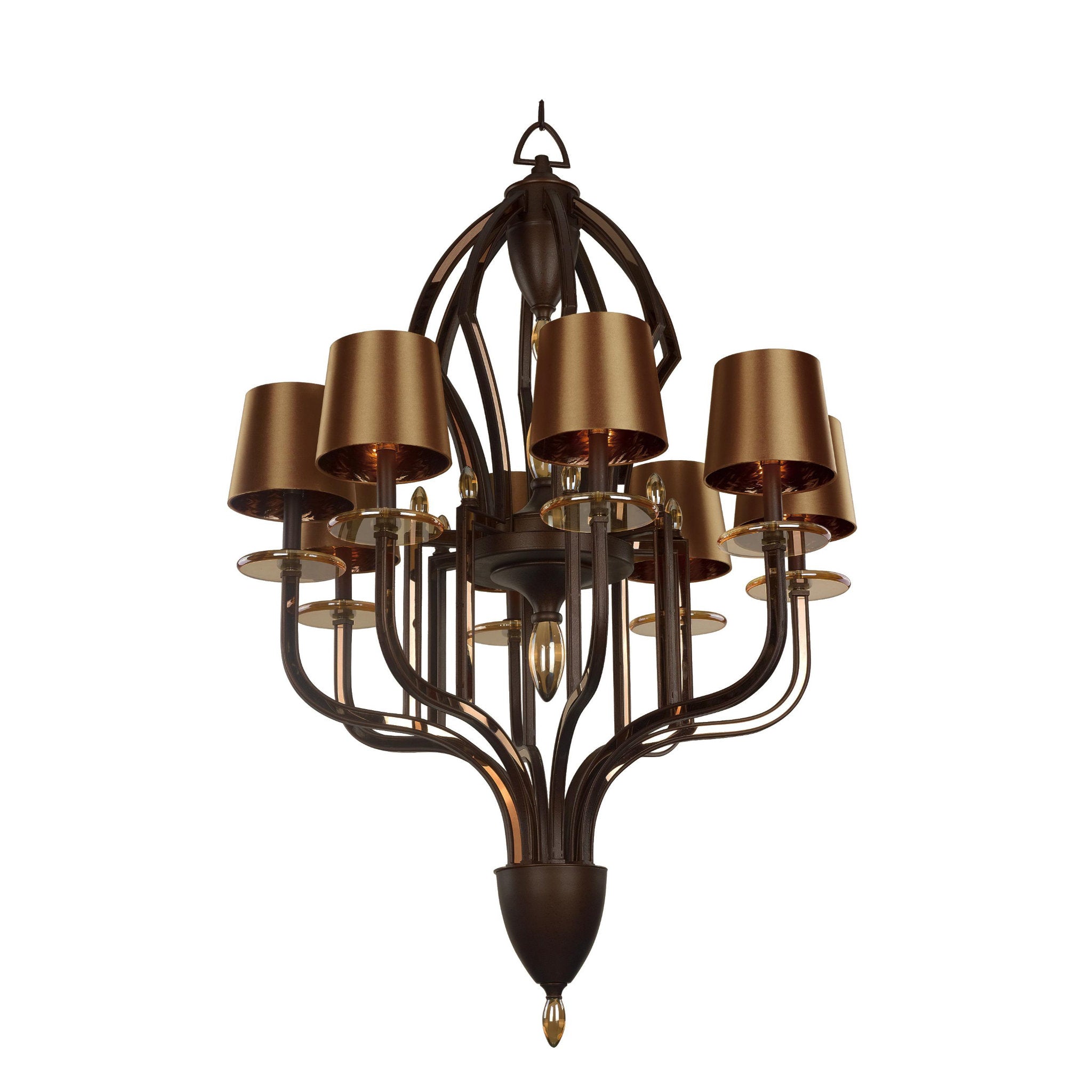 Studio M SM23338CLRT Hermitage 8-Light Pendant in Russet