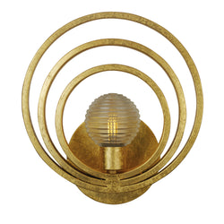 Studio M SM23631CRGL Frequency 1-Light Wall Sconce in Gold Leaf