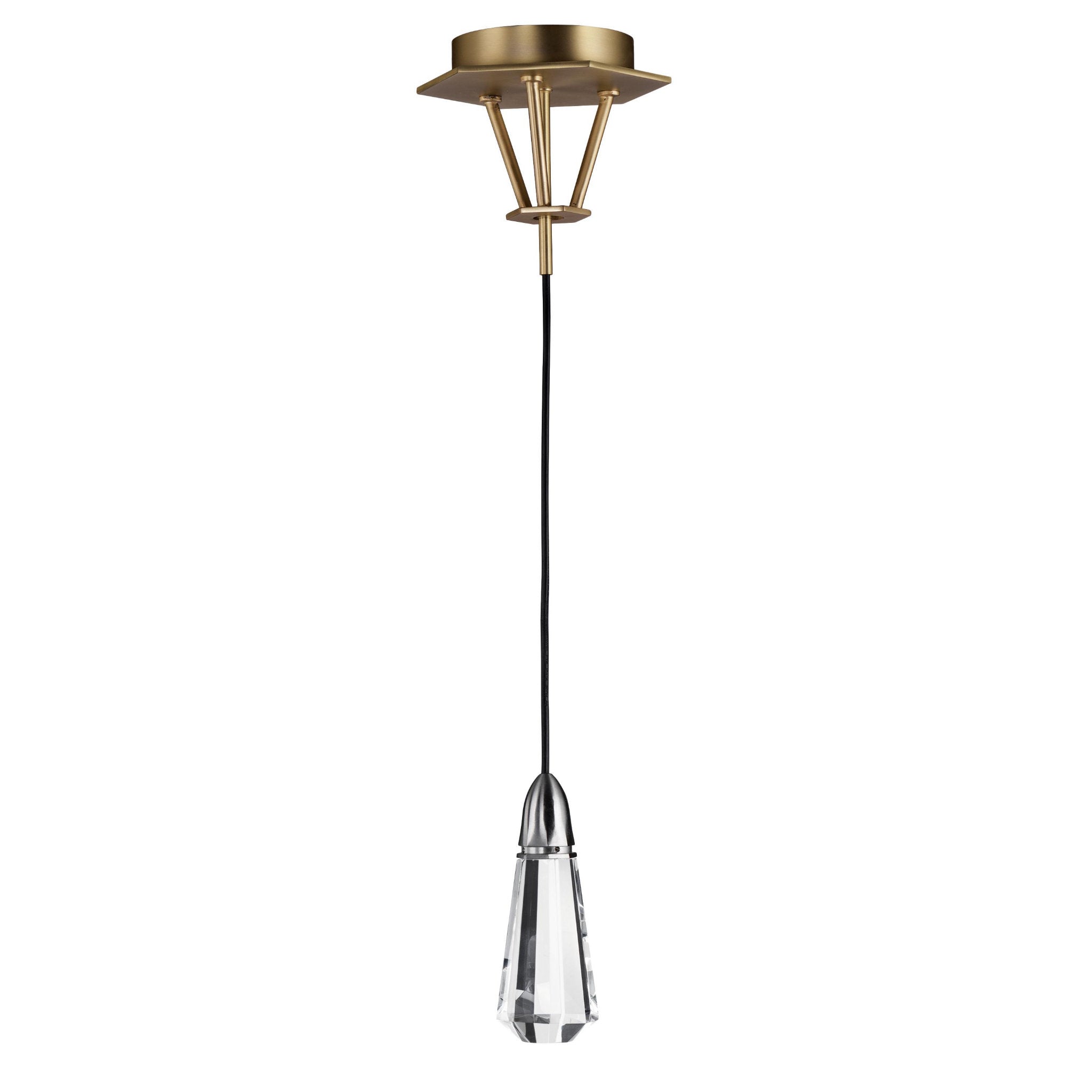 Studio M SM23783BCSNSBR 10 Carat LED Pendant in Satin Nickel / Satin Brass