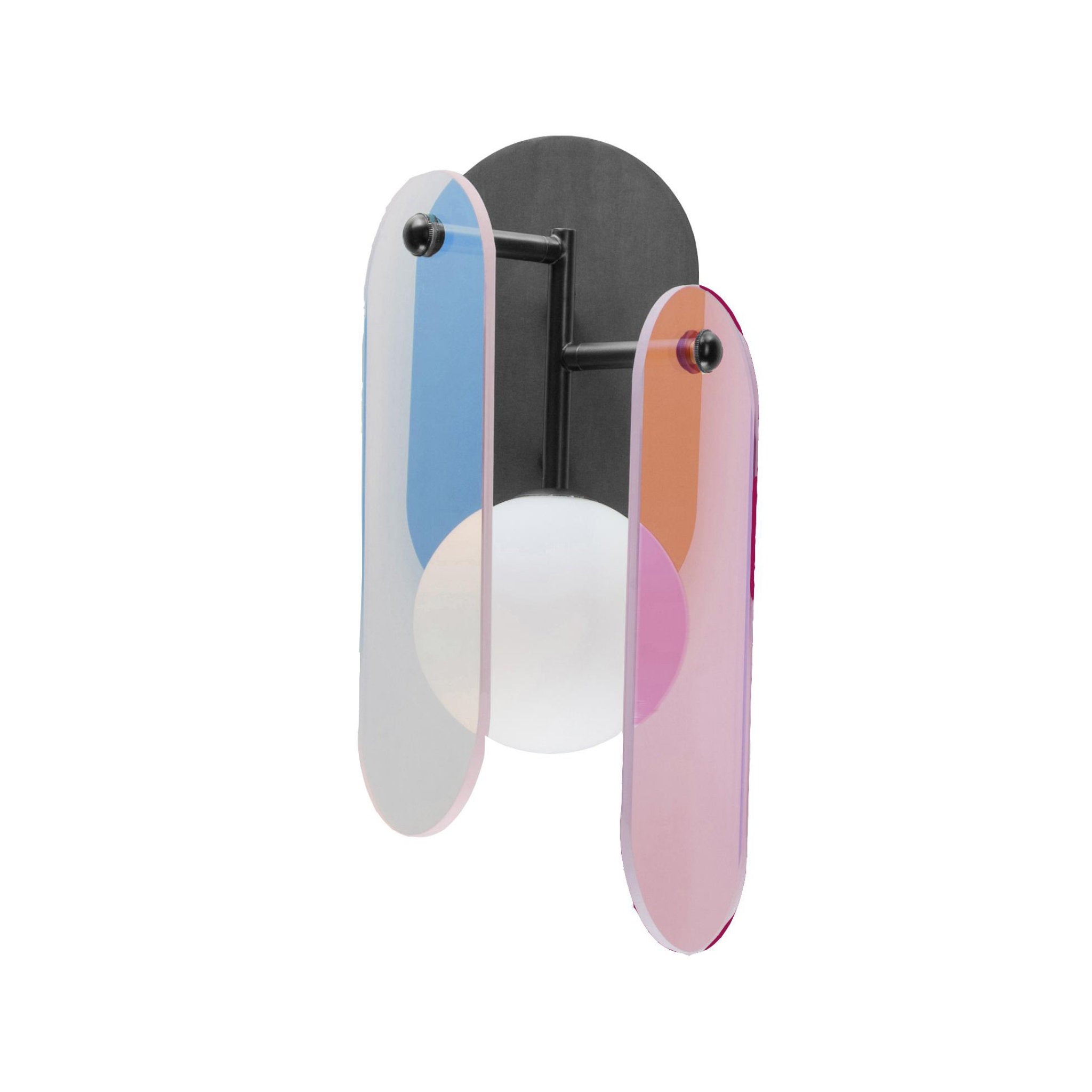 Studio M SM24810DCGM Megalith Dichroic Glass Wall Sconce in Gunmetal by Nina Magon