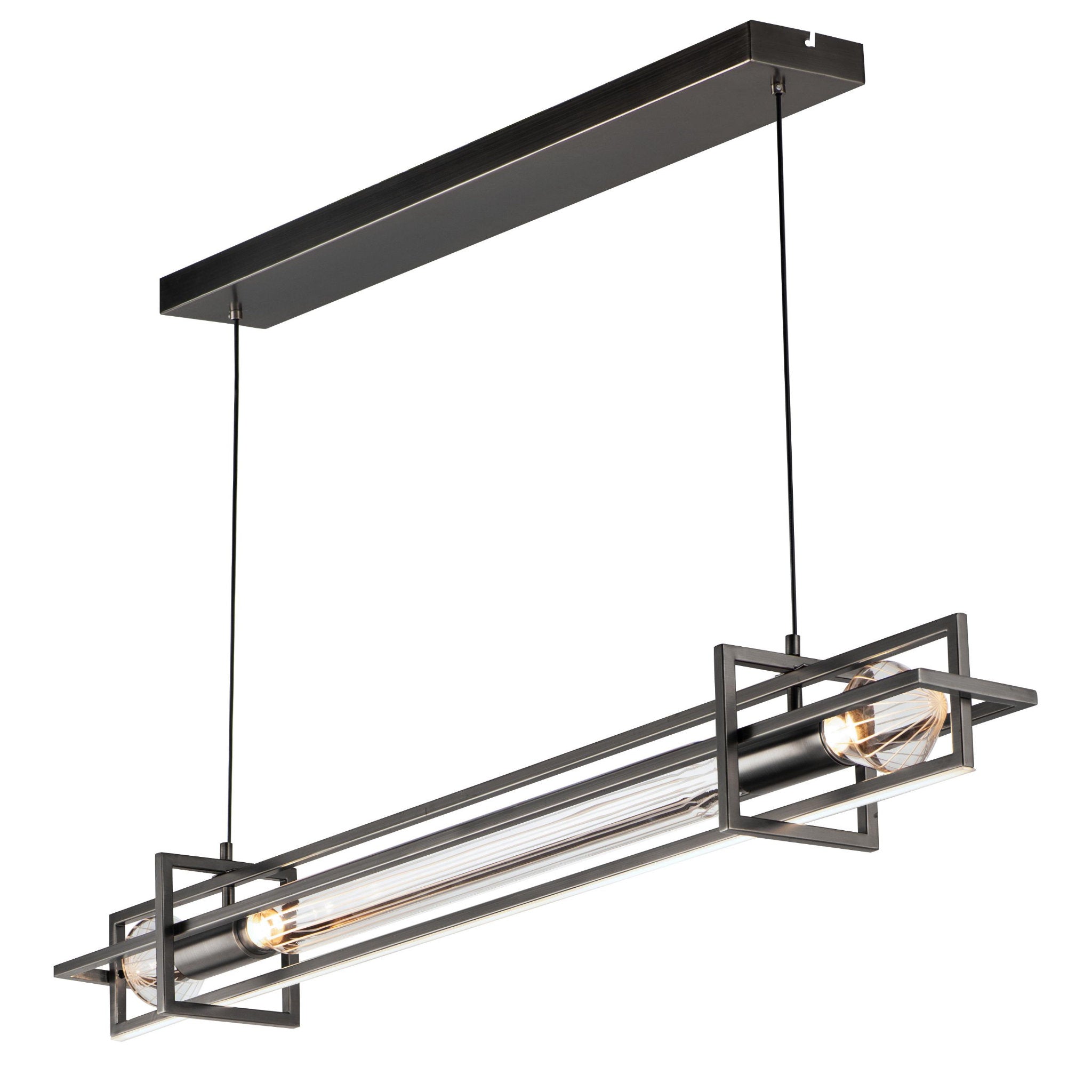 Studio M SM24849GM Zeppelin 50" LED Linear Pendant in Gunmetal by Nina Magon