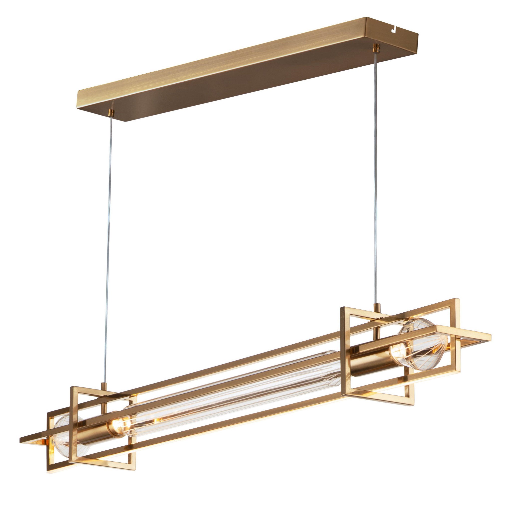 Studio M SM24849HR Zeppelin 50" LED Linear Pendant in Heritage by Nina Magon