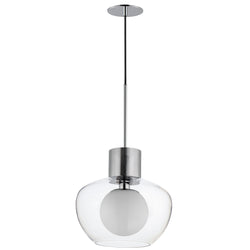Studio M SM31086CLPC Incognito 14" Pendant - Clear/Chrome in Polished Chrome by Mat Sanders