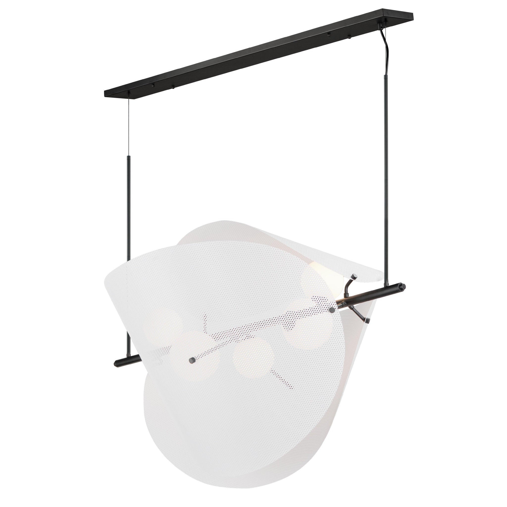 Studio M SM32305SWMW Chips 5-Light - Matte White Linear Pendant by Mat Sanders