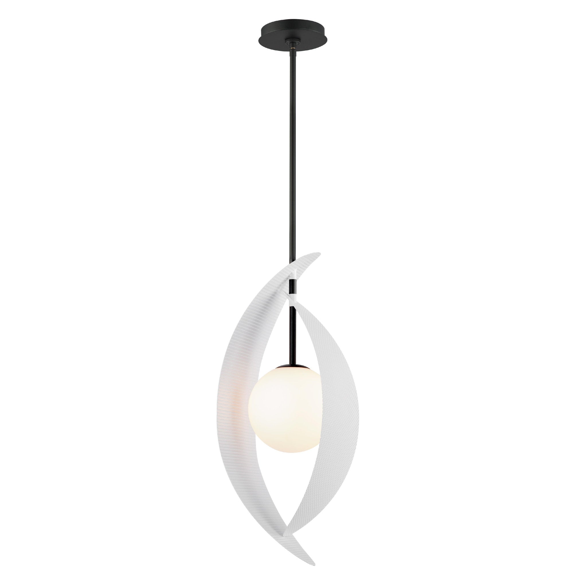 Studio M SM32361SWMW Chips 1-Light Pendant - Matte White by Mat Sanders